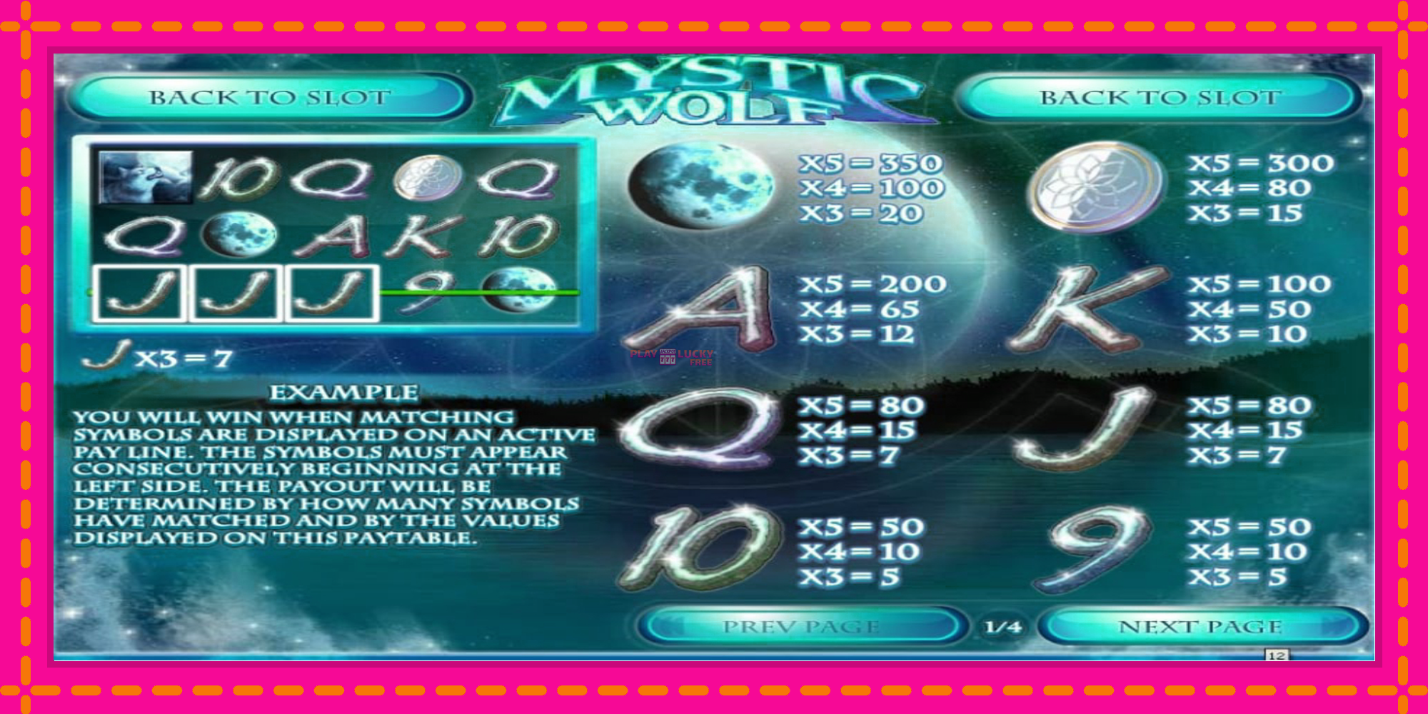 Безплатна игра в Mystic Wolf без регистрация, картина 4