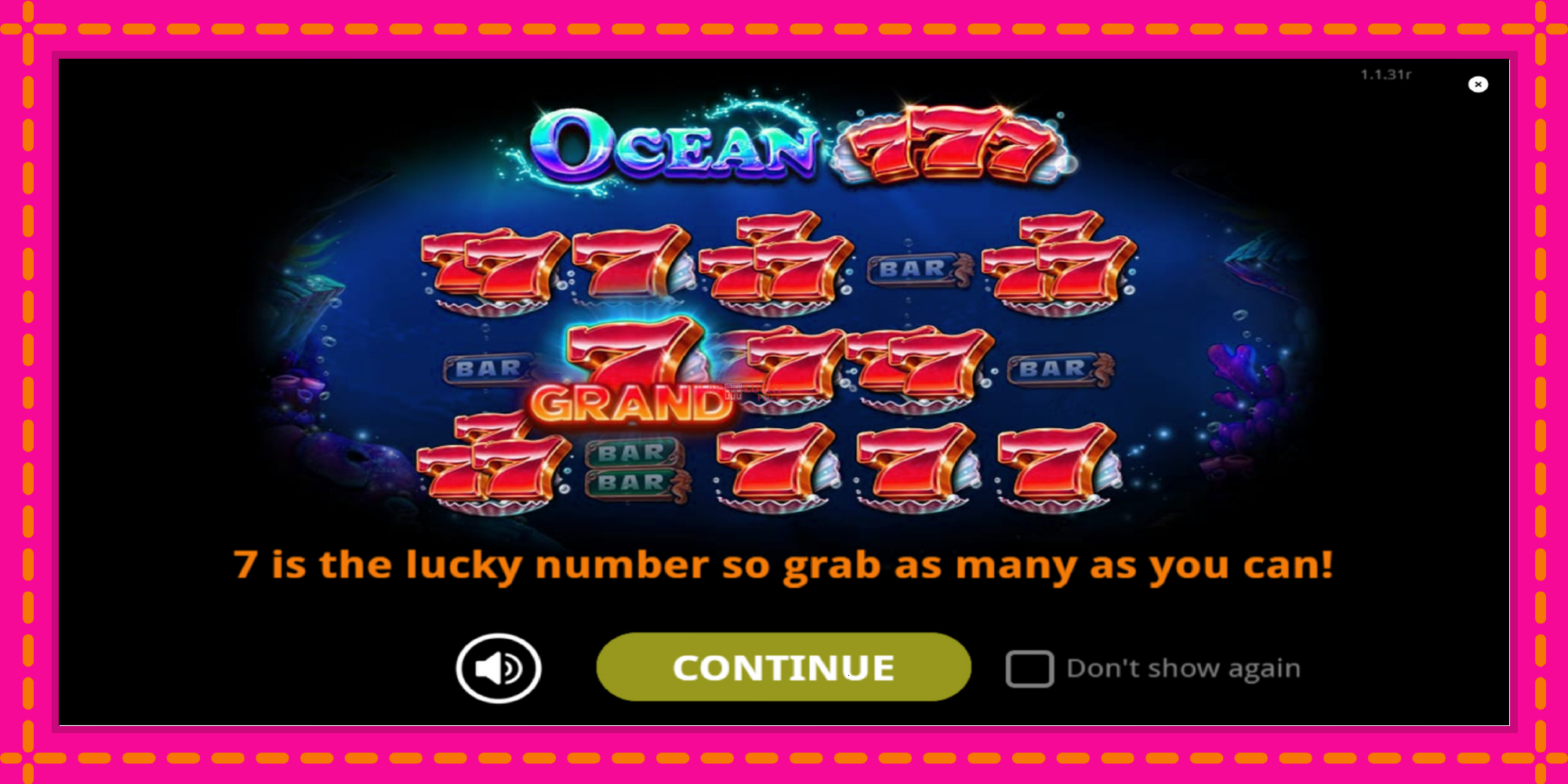 Безплатна игра в Ocean 777 без регистрация, картина 1