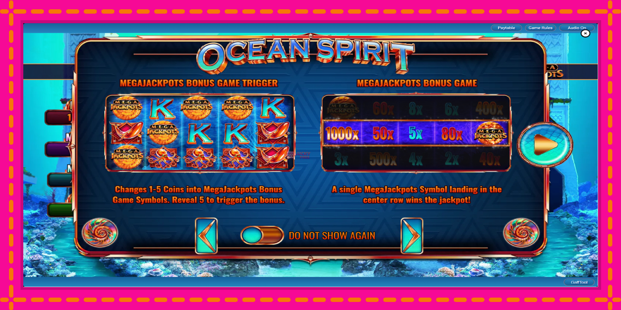 Безплатна игра в Ocean Spirit MegaJackpots без регистрация, картина 2