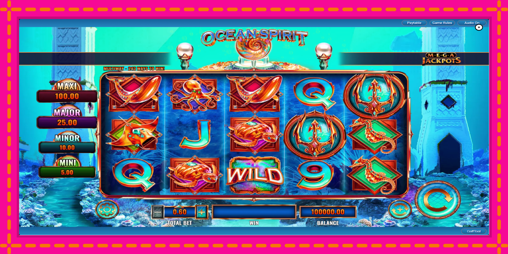 Безплатна игра в Ocean Spirit MegaJackpots без регистрация, картина 3