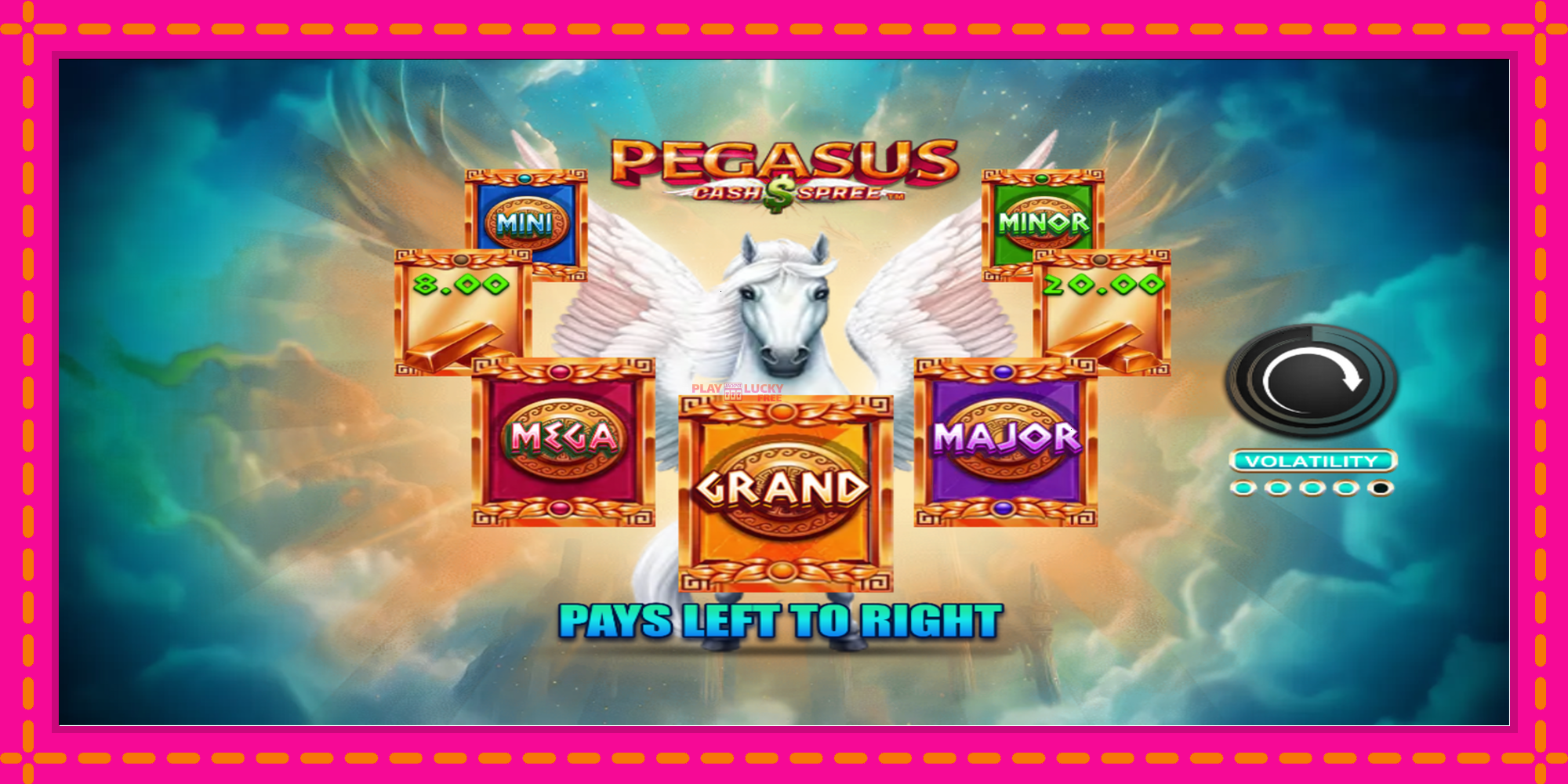 Безплатна игра в Pegasus Cash Spree без регистрация, картина 1