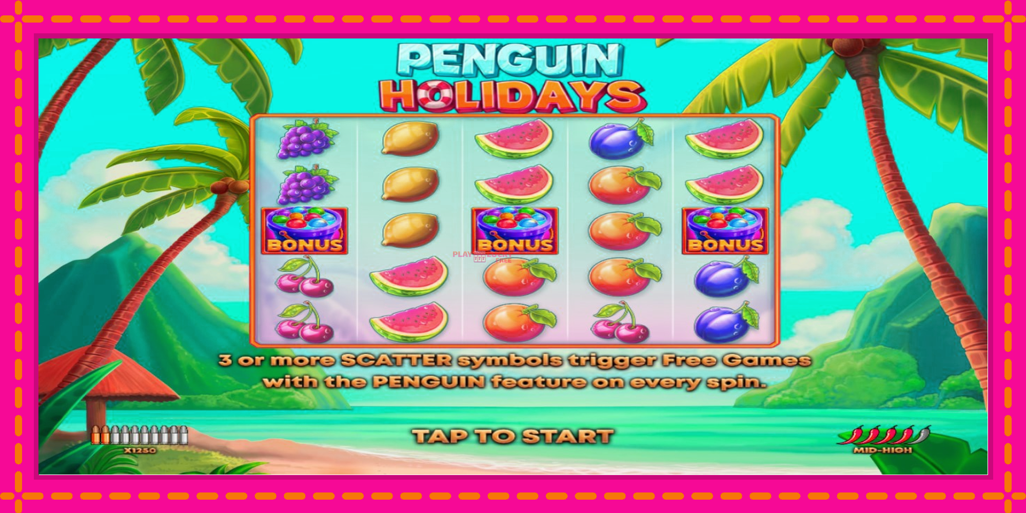 Безплатна игра в Penguin Holidays без регистрация, картина 1