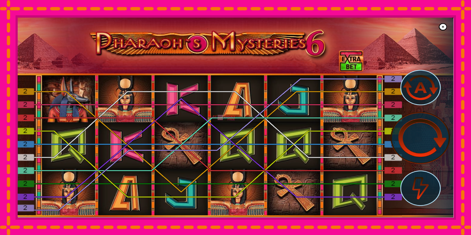 Безплатна игра в Pharaons Mysteries 6 без регистрация, картина 2