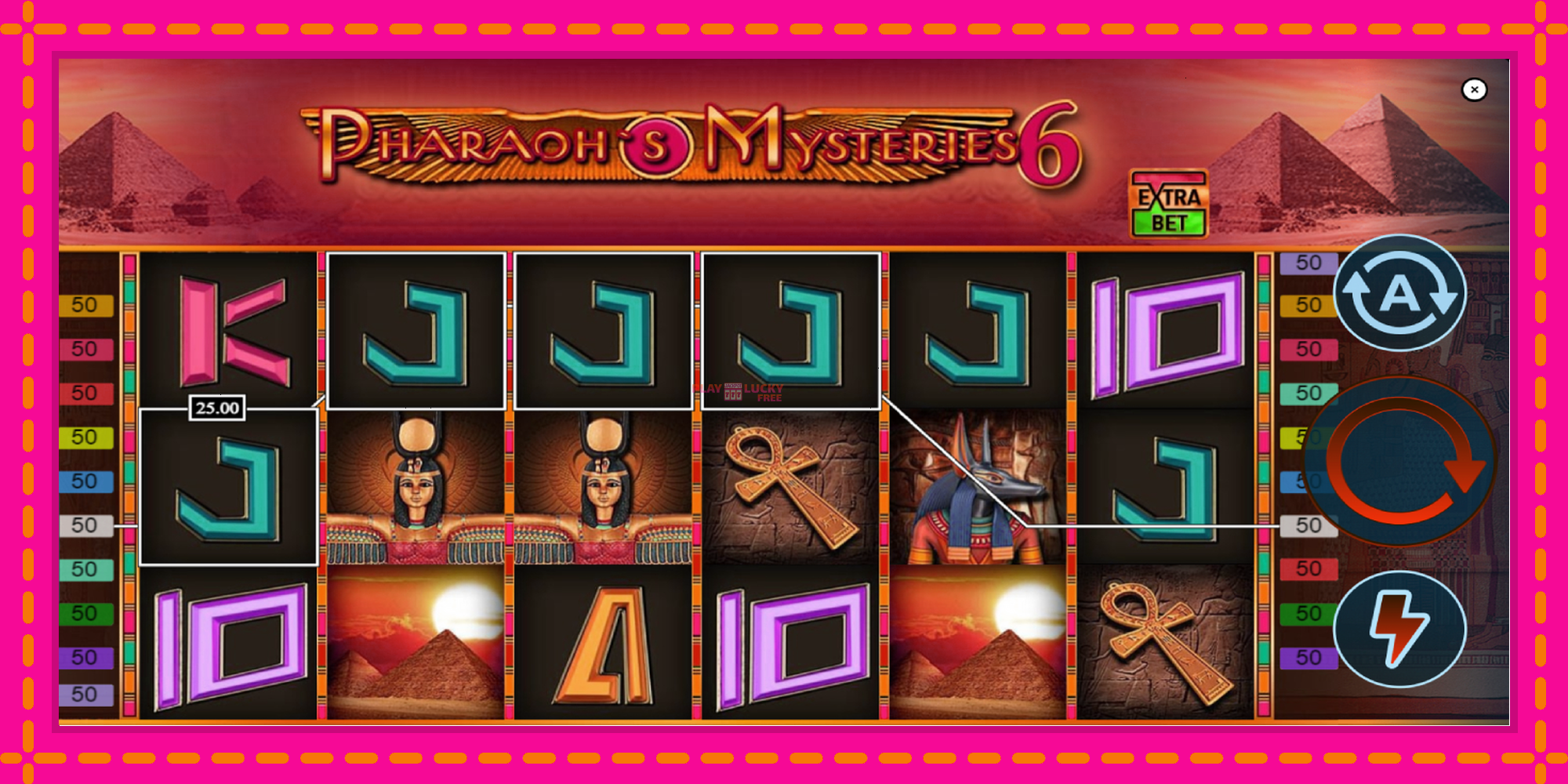 Безплатна игра в Pharaons Mysteries 6 без регистрация, картина 4