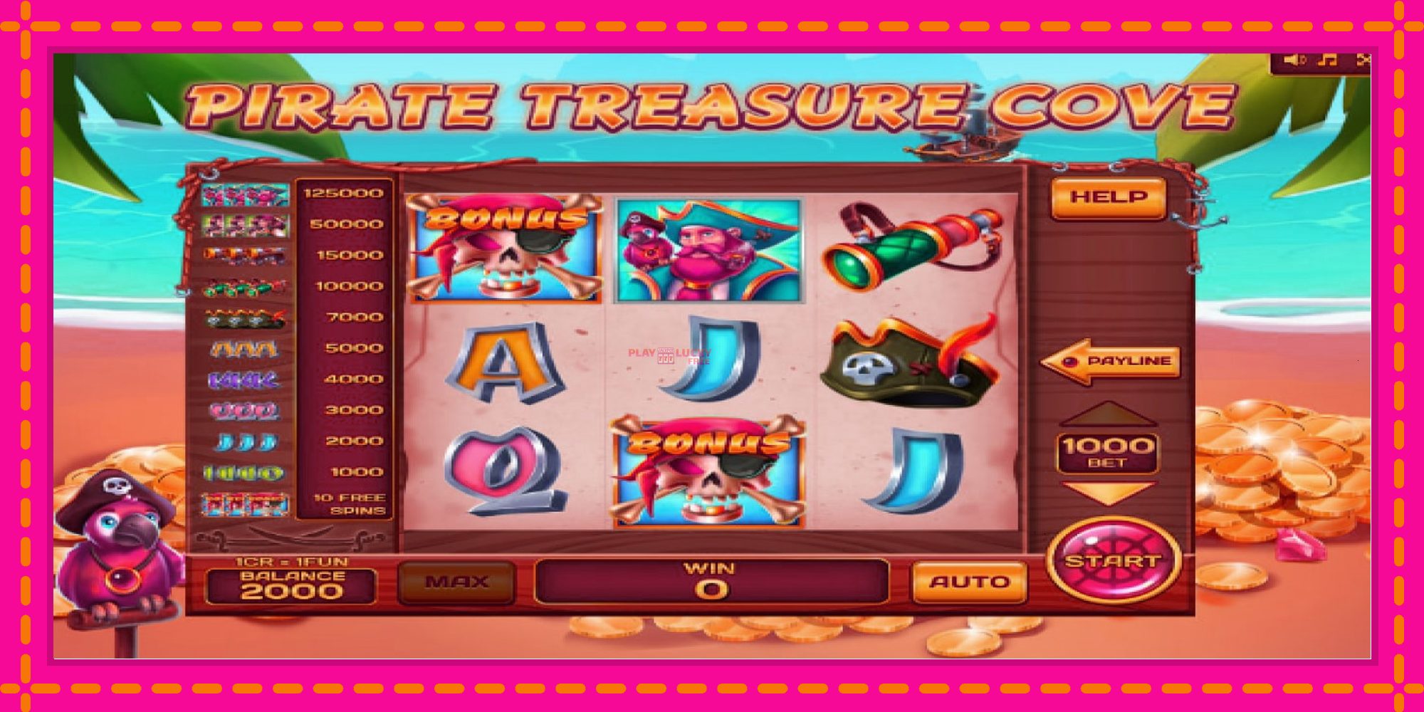 Безплатна игра в Pirate Treasure Cove Pull Tabs без регистрация, картина 4