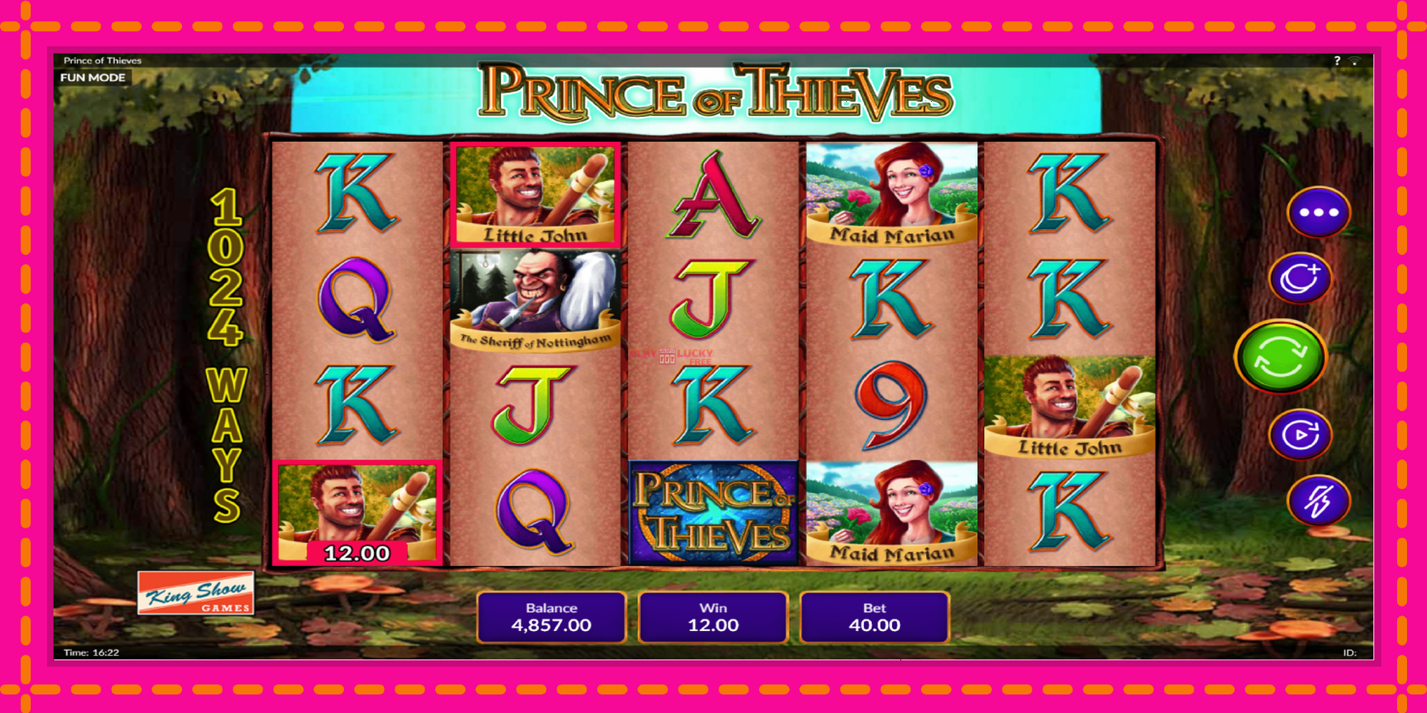 Безплатна игра в Prince of Thieves без регистрация, картина 4