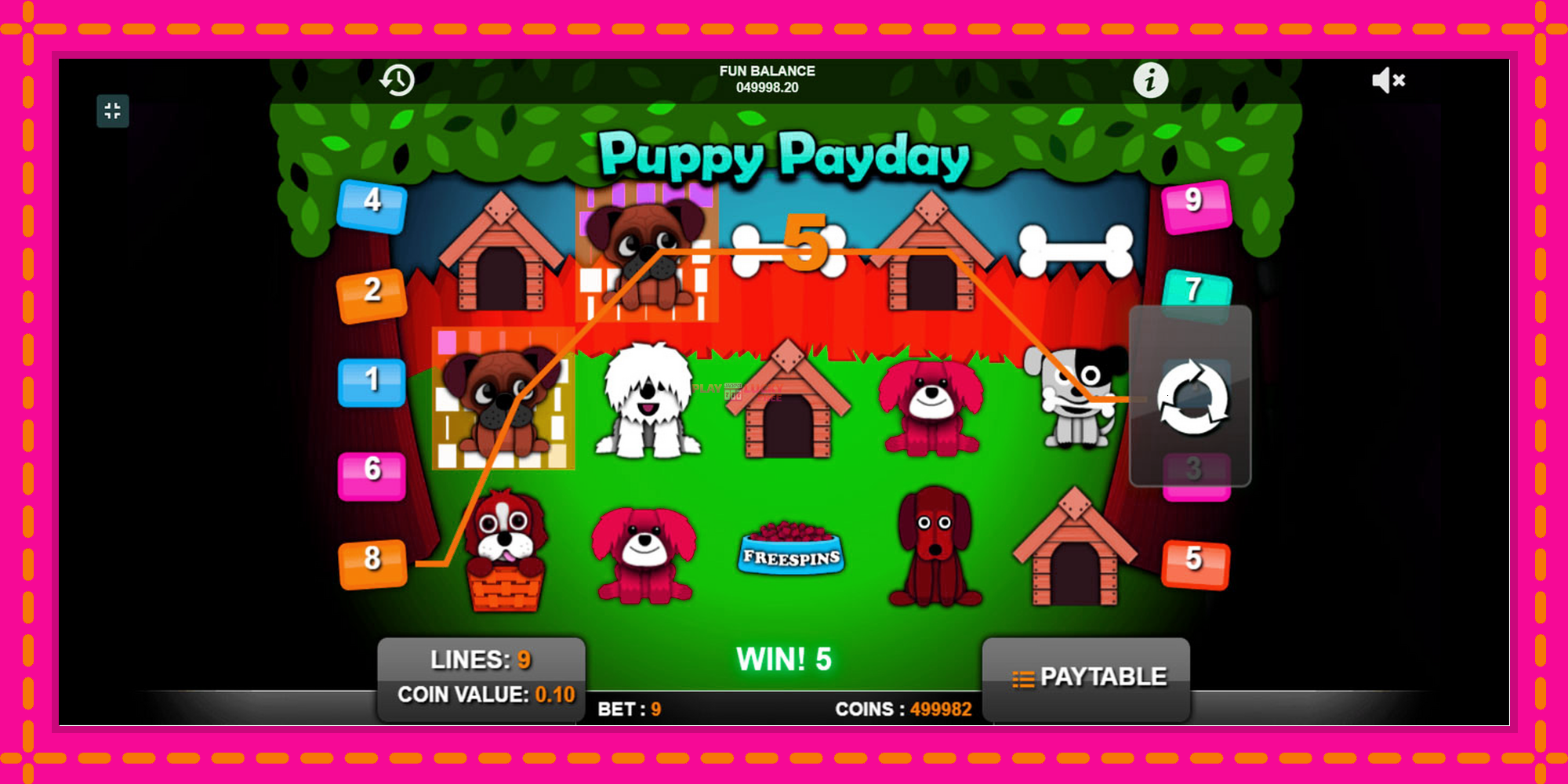 Безплатна игра в Puppy Payday без регистрация, картина 3