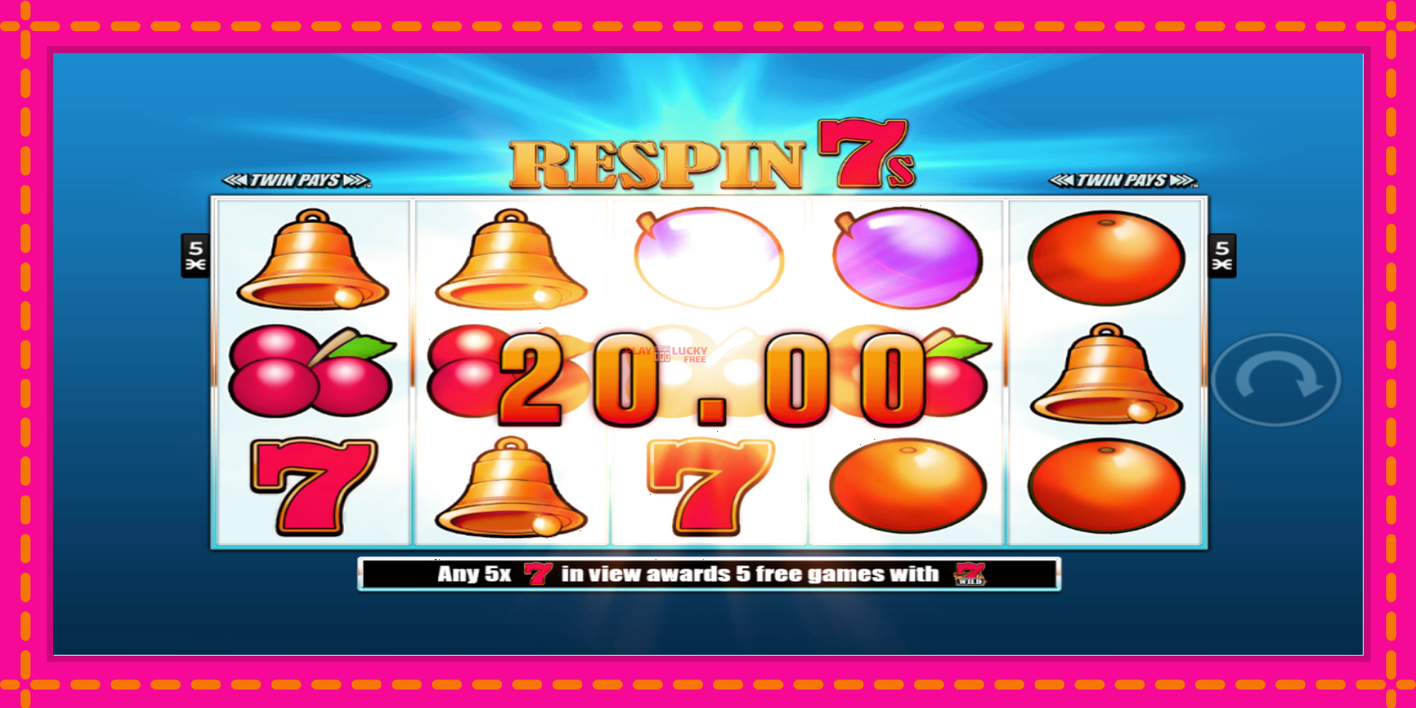 Безплатна игра в Respin 7s без регистрация, картина 2