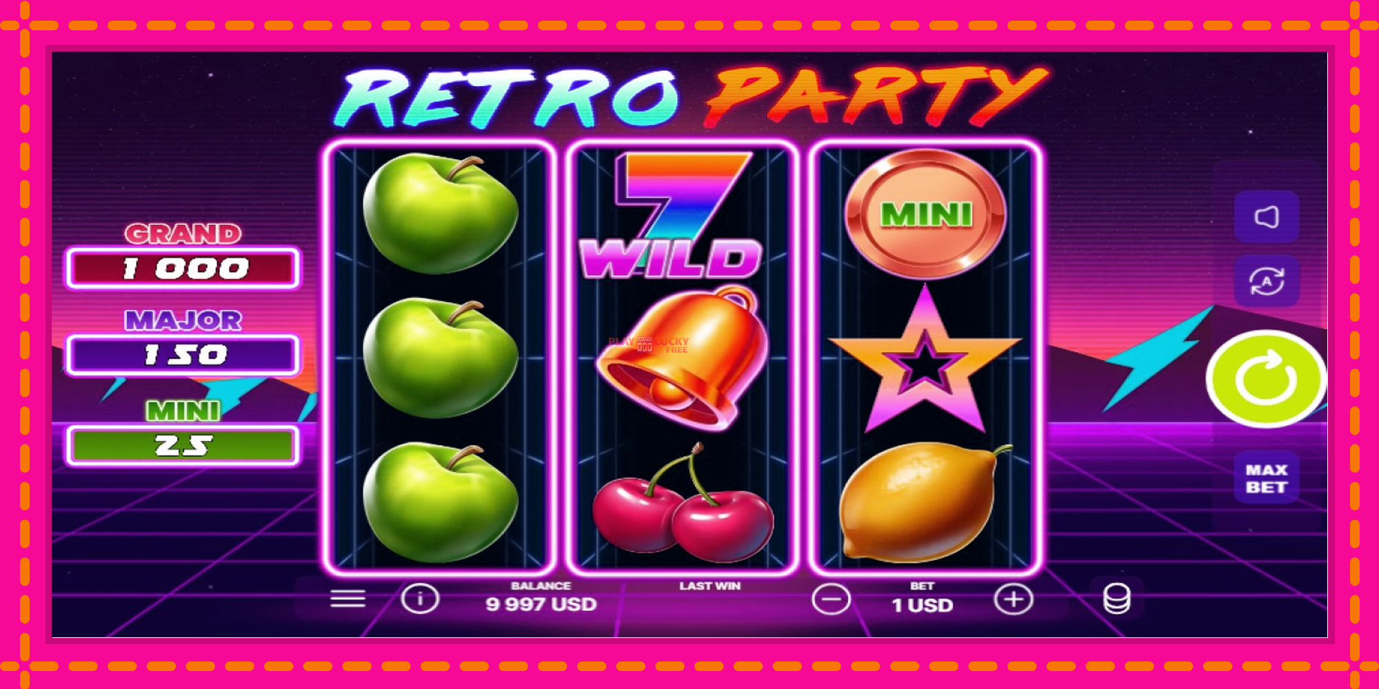 Безплатна игра в Retro Party без регистрация, картина 2