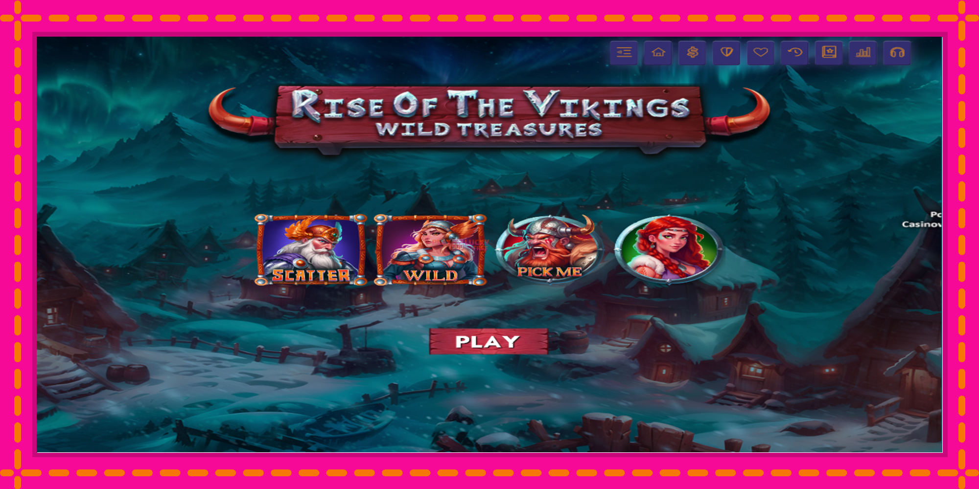 Безплатна игра в Rise of The Vikings - Wild Treasures без регистрация, картина 1