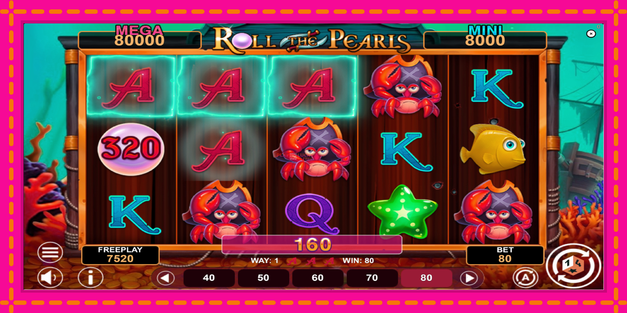 Безплатна игра в Roll The Pearls Hold & Win без регистрация, картина 4