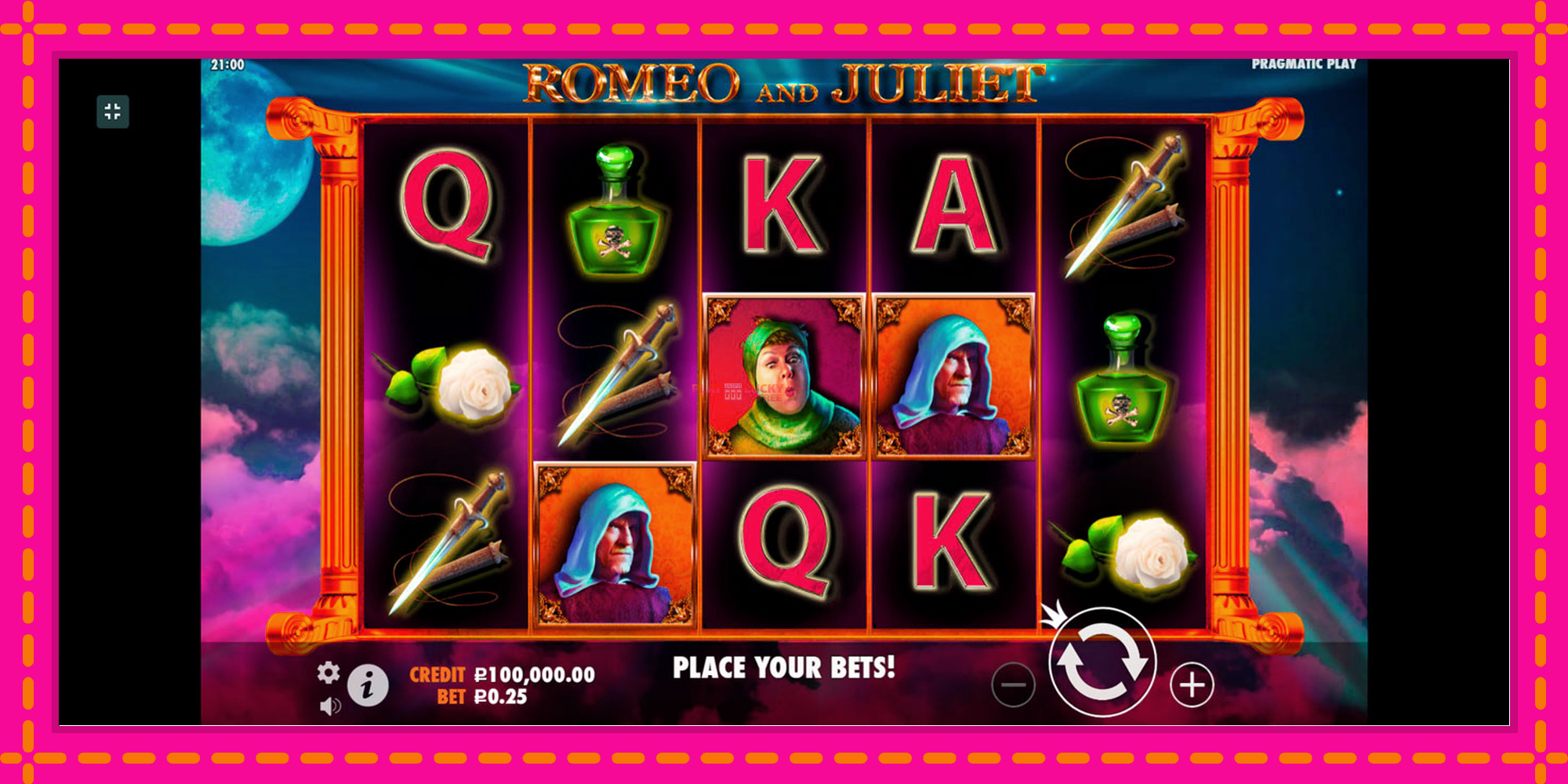 Безплатна игра в Romeo and Juliet без регистрация, картина 1