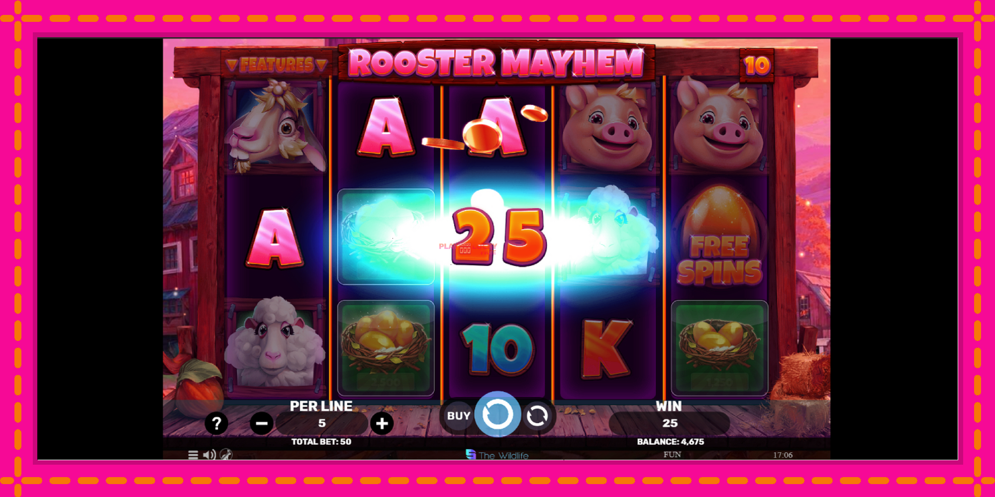 Безплатна игра в Rooster Mayhem без регистрация, картина 3