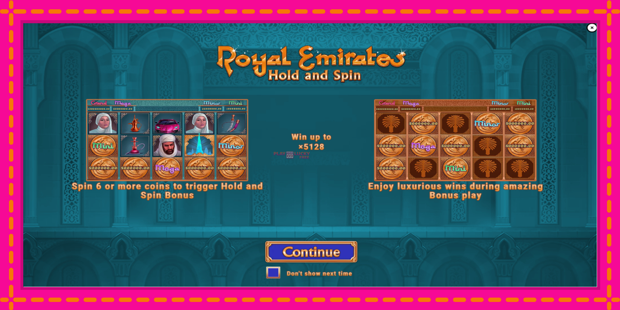 Безплатна игра в Royal Emirates Hold and Spin без регистрация, картина 1