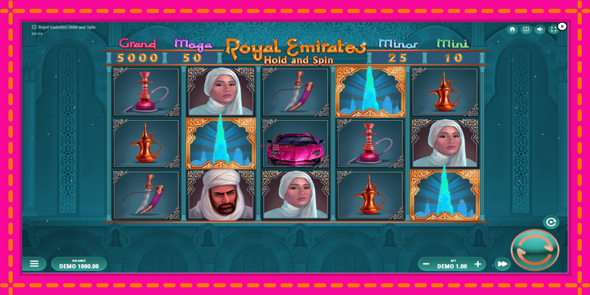 Безплатна игра в Royal Emirates Hold and Spin без регистрация, картина 2