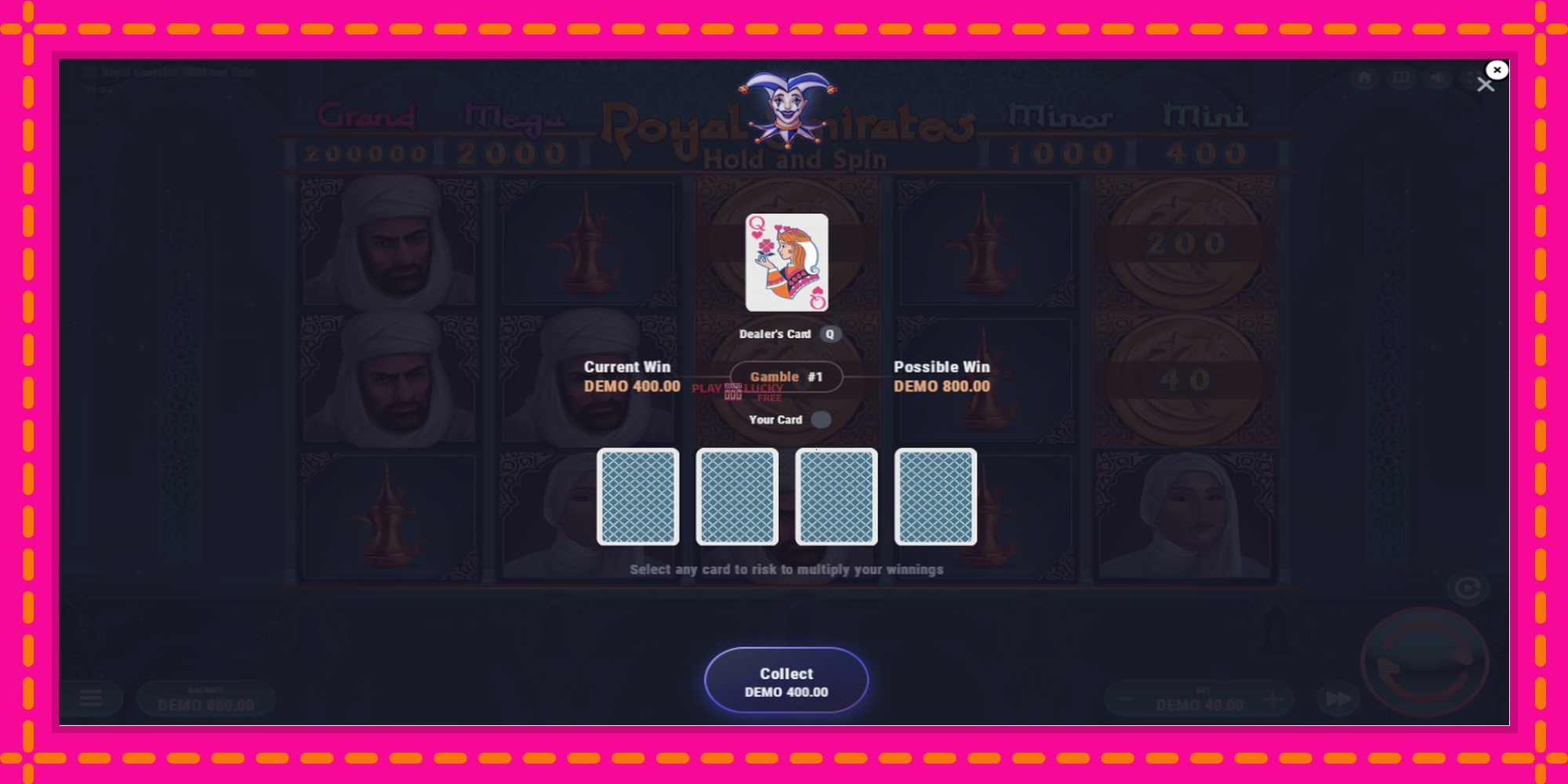 Безплатна игра в Royal Emirates Hold and Spin без регистрация, картина 3