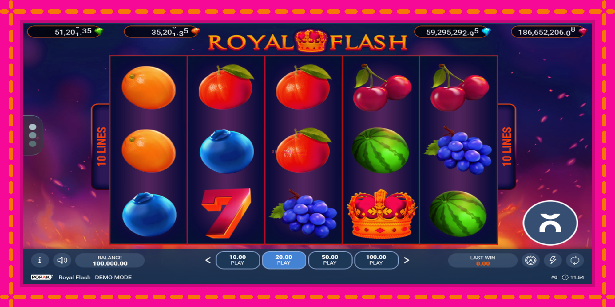 Безплатна игра в Royal Flash без регистрация, картина 1