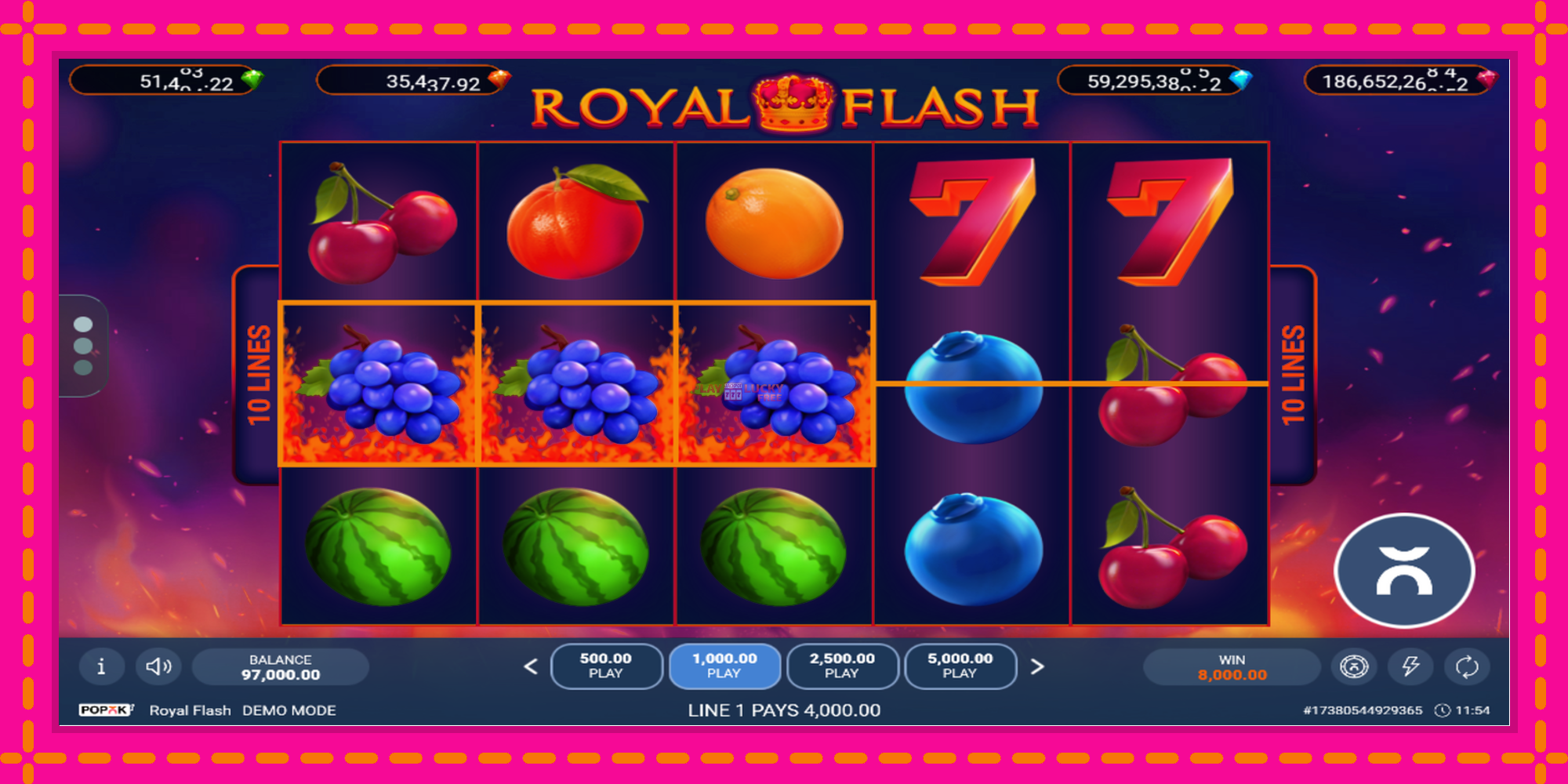 Безплатна игра в Royal Flash без регистрация, картина 2