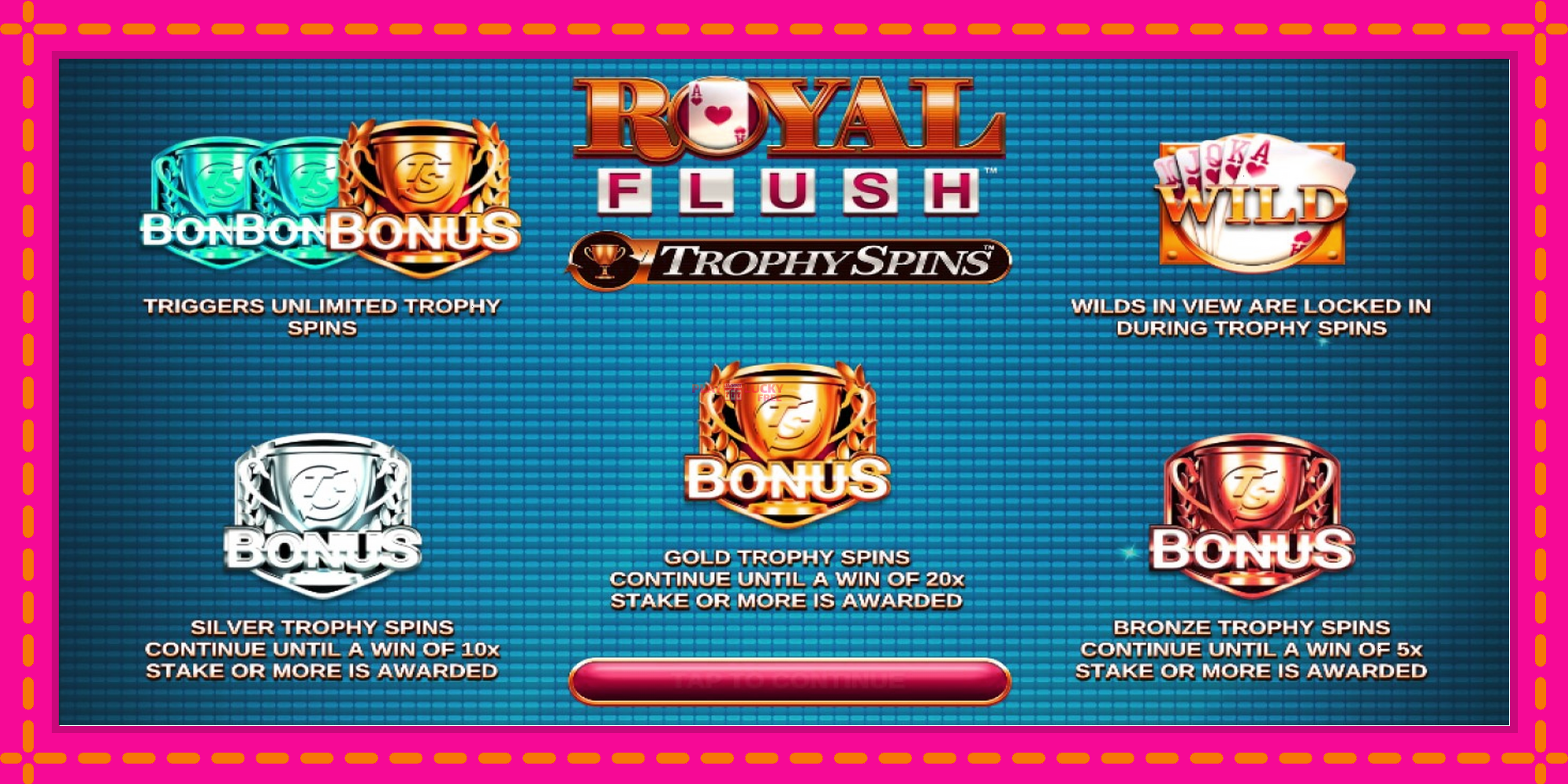 Безплатна игра в Royal Flush Trophy Spins без регистрация, картина 3