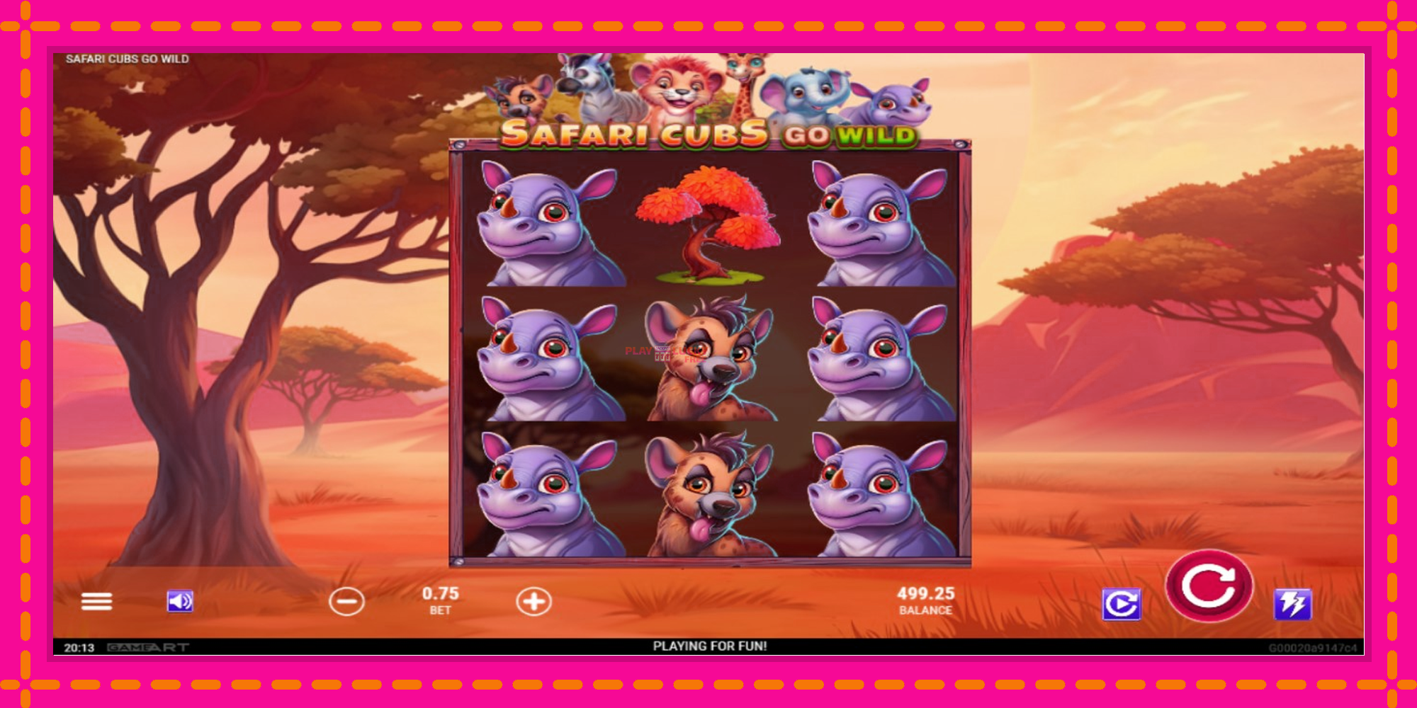 Безплатна игра в Safari Cubs Go Wild без регистрация, картина 2