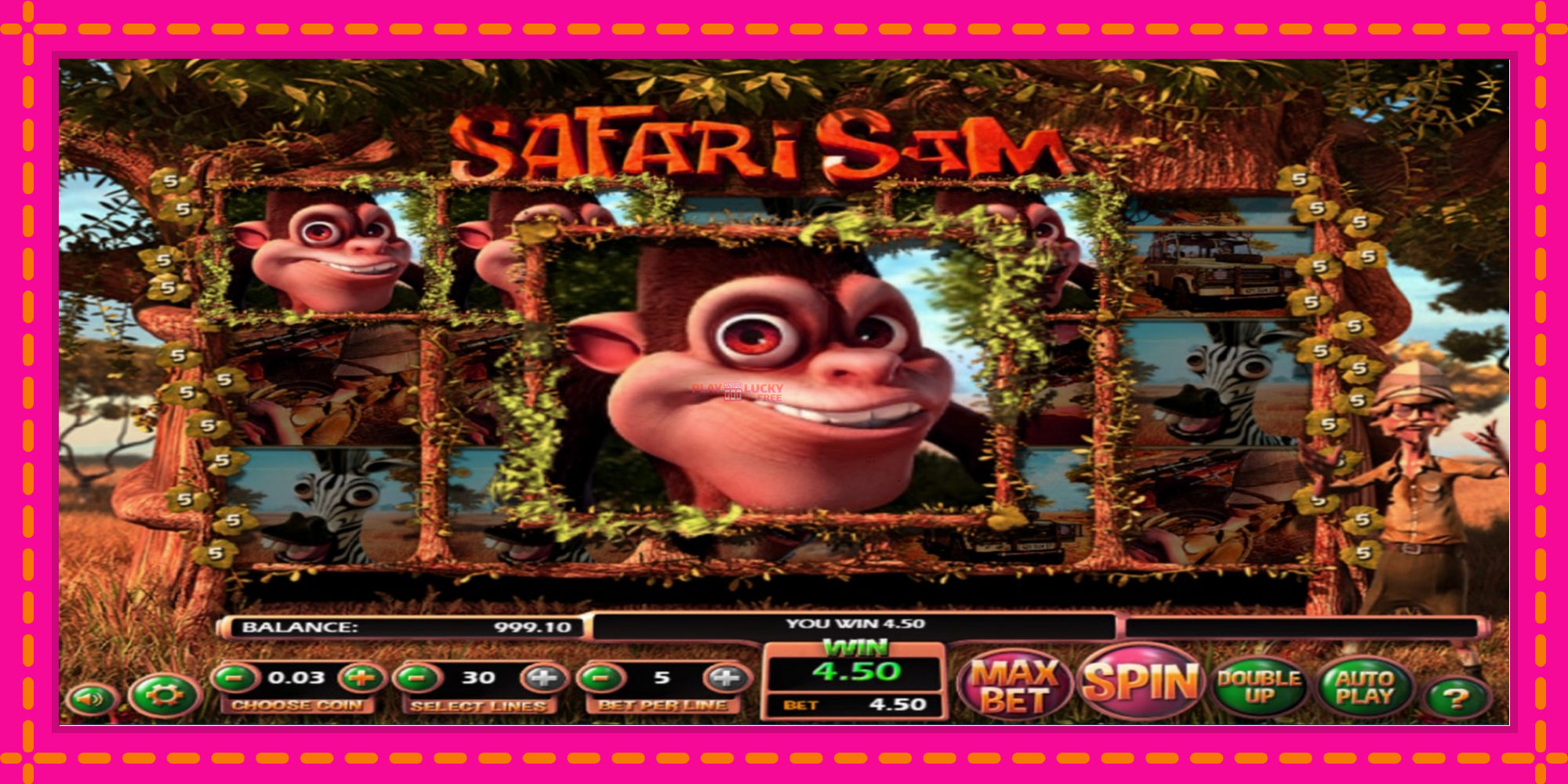 Безплатна игра в Safari Sam без регистрация, картина 3