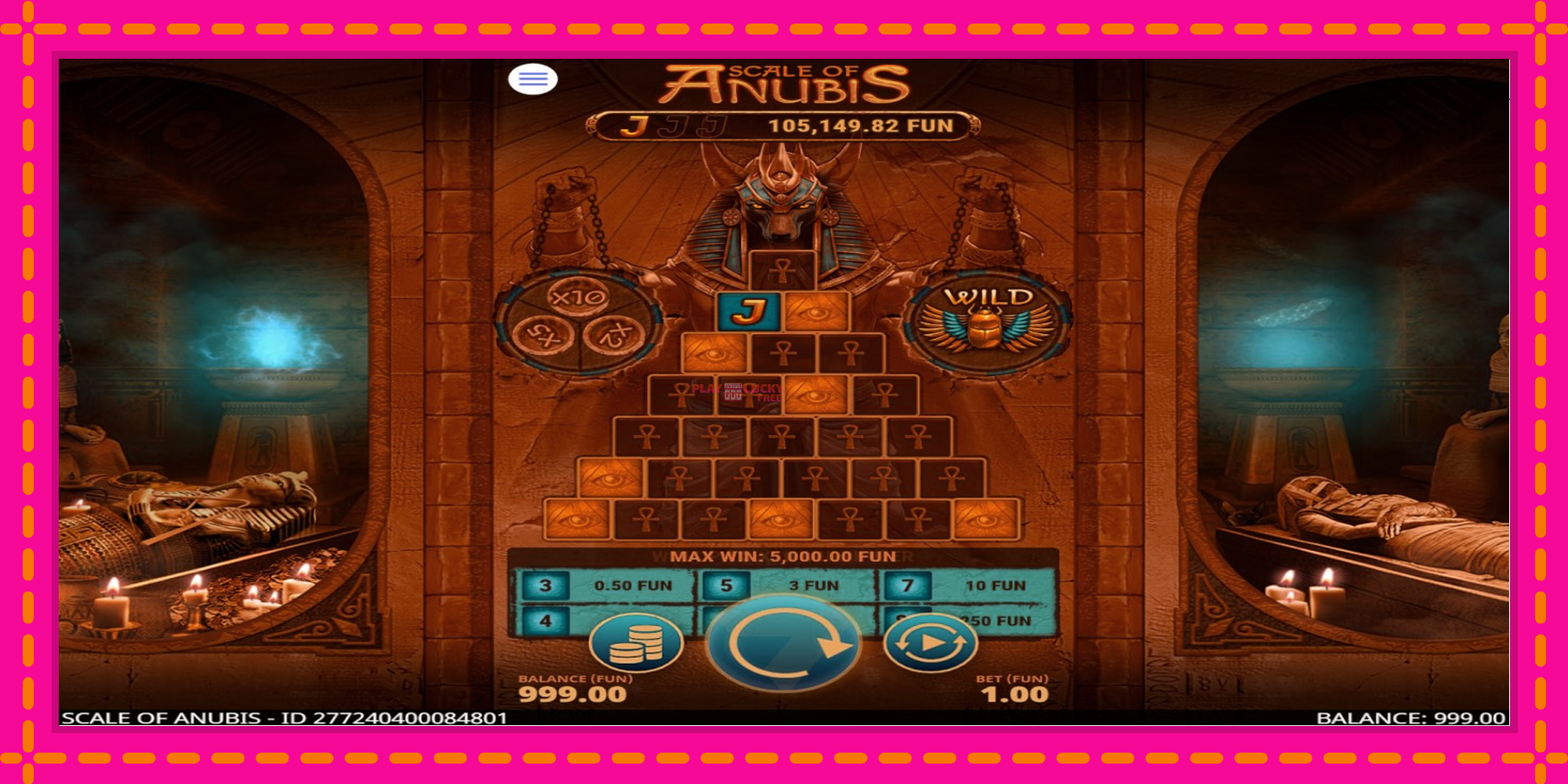 Безплатна игра в Scale of Anubis без регистрация, картина 2