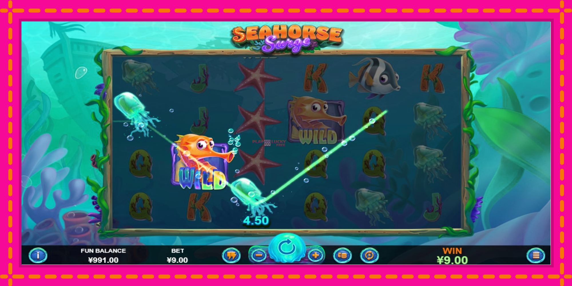 Безплатна игра в Seahorse Surge без регистрация, картина 3