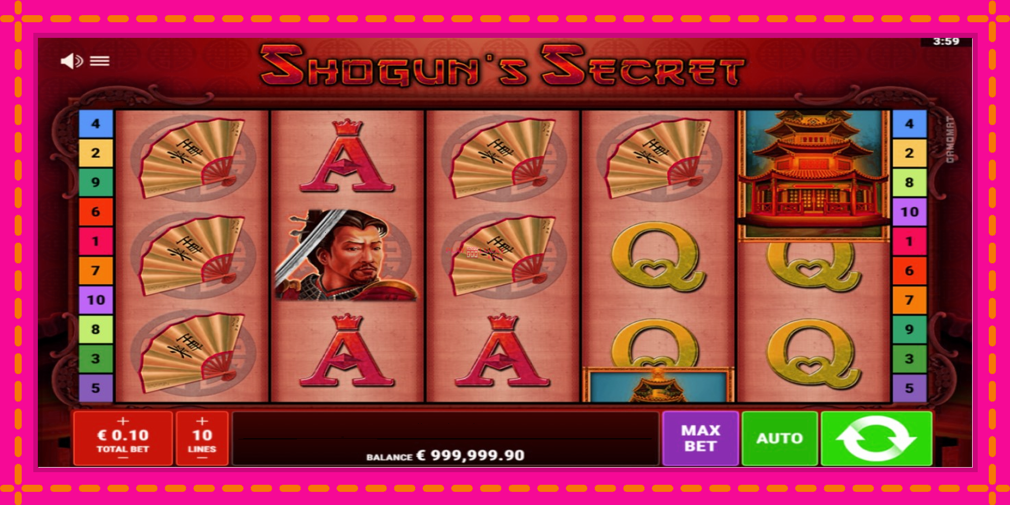 Безплатна игра в Shoguns Secret без регистрация, картина 1