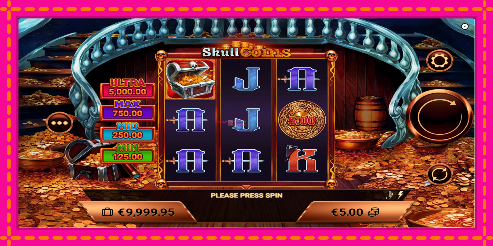 Безплатна игра в Skull Coins без регистрация, картина 2