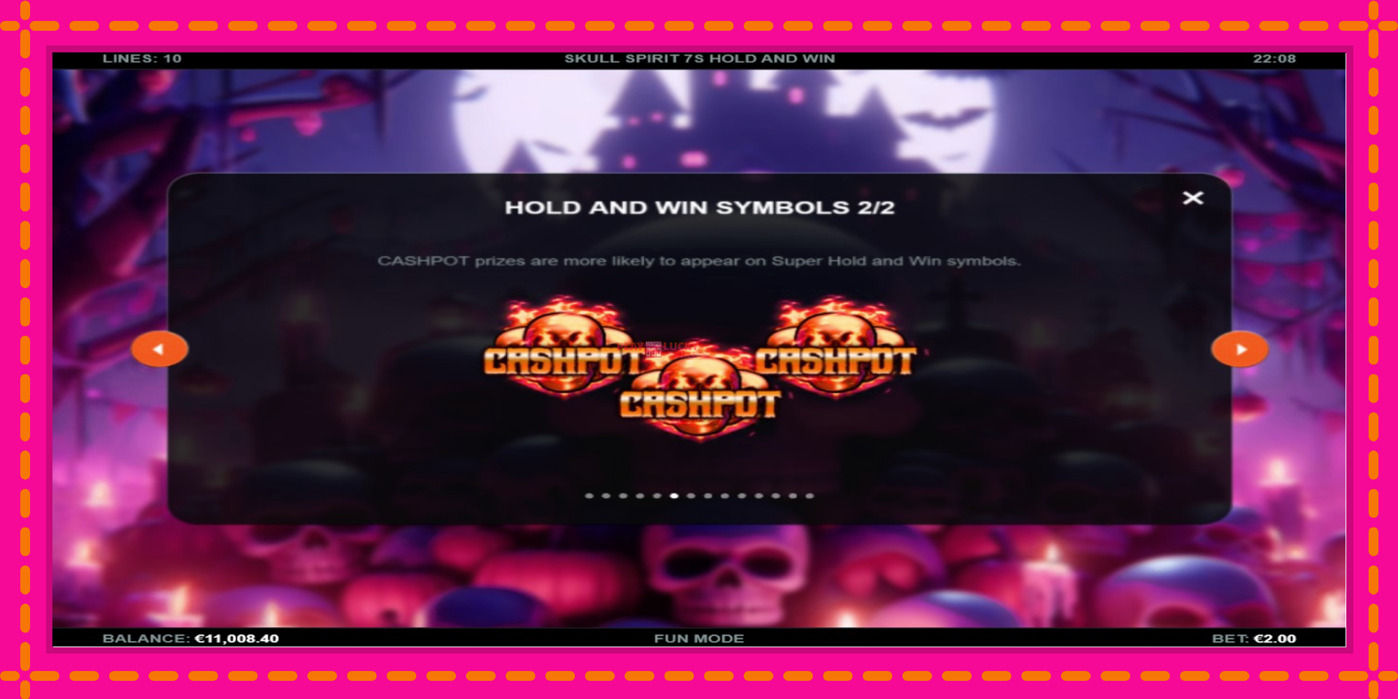 Безплатна игра в Skull Spirit 7s Hold and Win без регистрация, картина 6