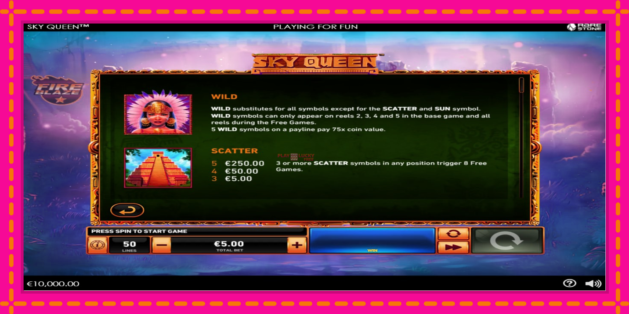 Безплатна игра в Sky Queen без регистрация, картина 4