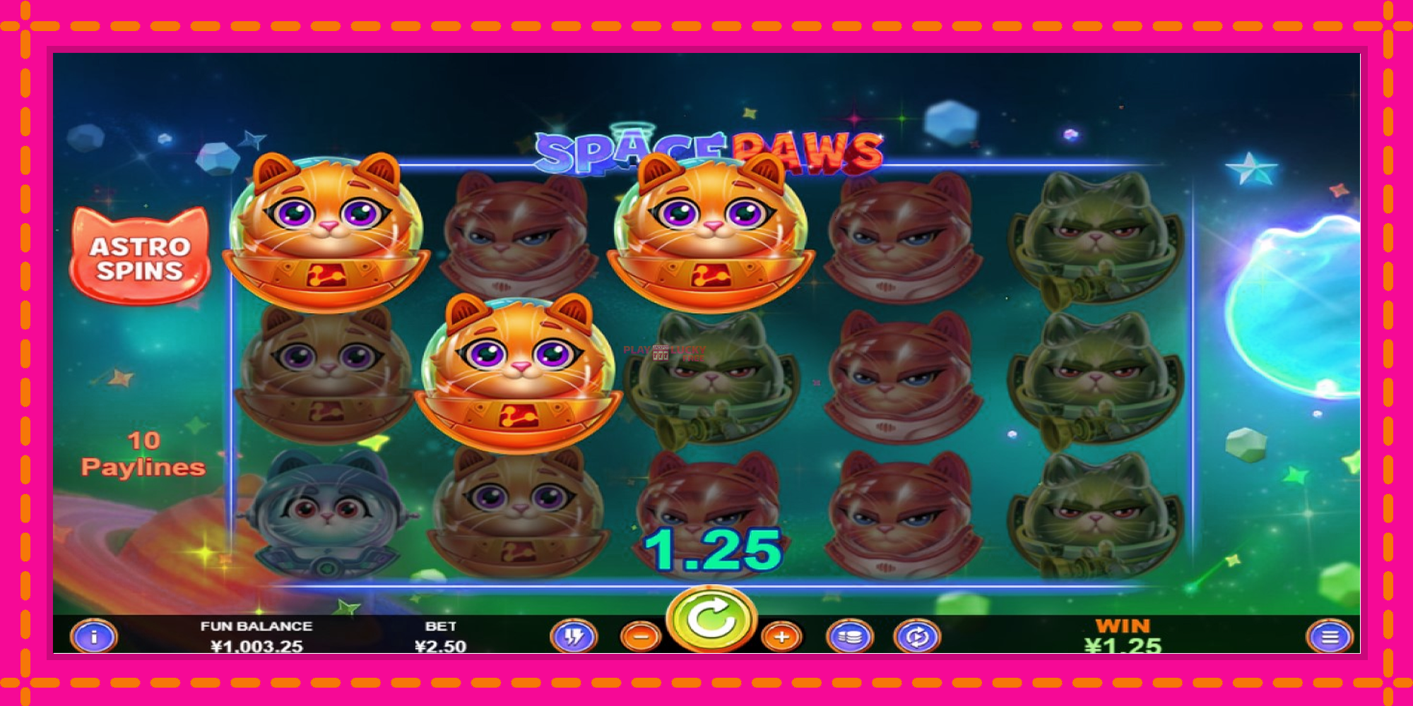 Безплатна игра в Space Paws без регистрация, картина 3