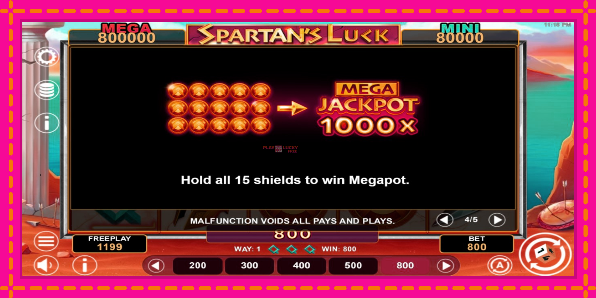 Безплатна игра в Spartans Luck Hold & Win без регистрация, картина 7