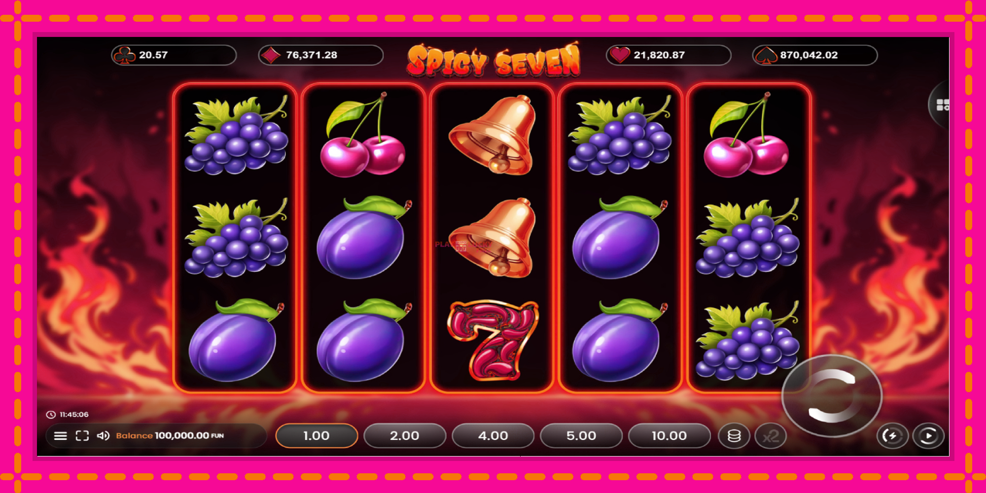 Безплатна игра в Spicy Seven 20 без регистрация, картина 2