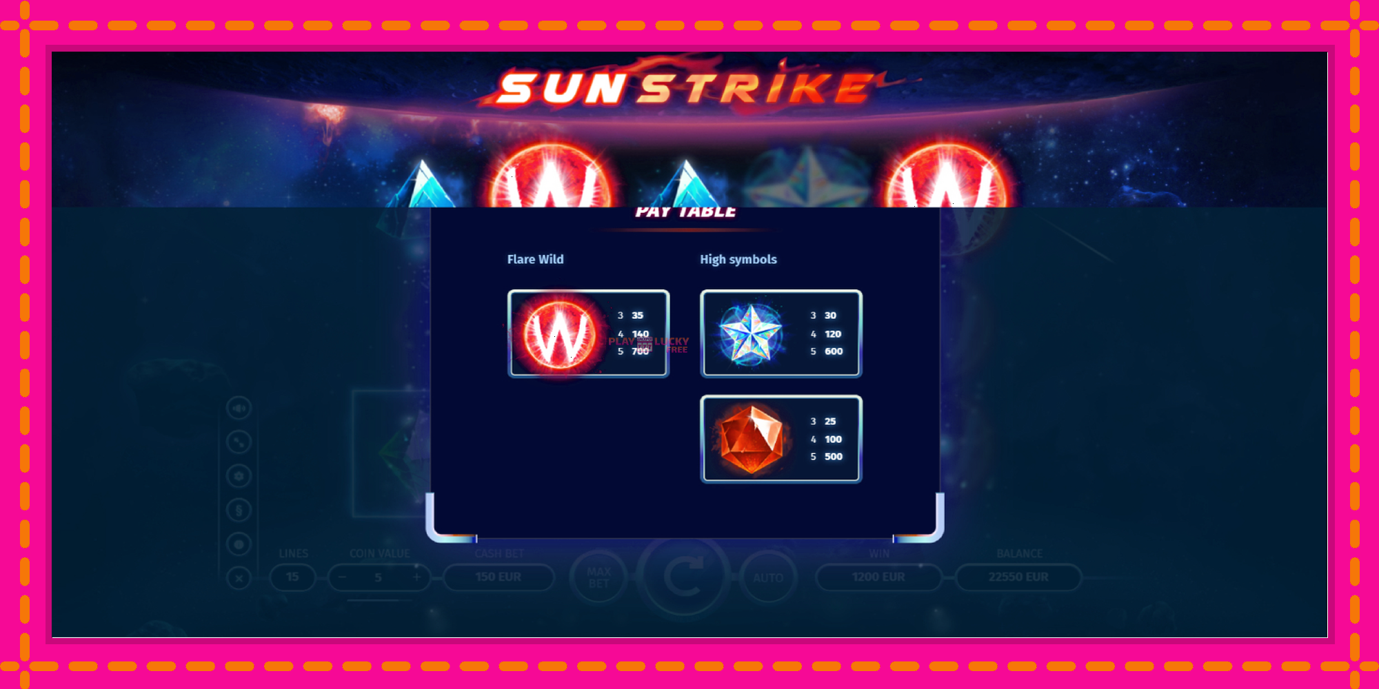 Безплатна игра в Sun Strike без регистрация, картина 5