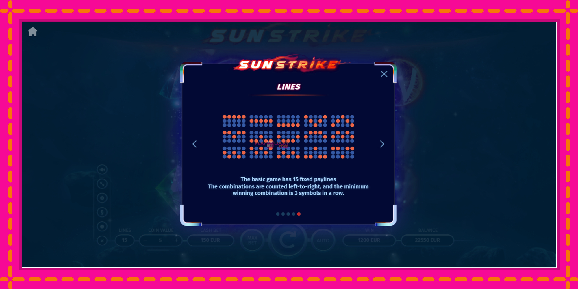 Безплатна игра в Sun Strike без регистрация, картина 7