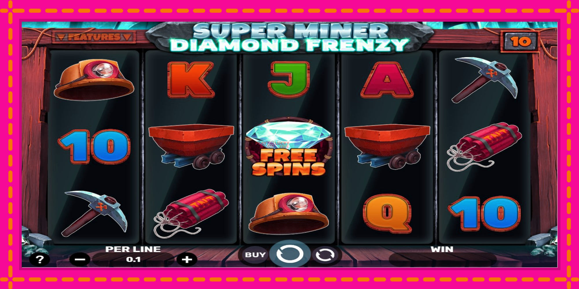 Безплатна игра в Super Miner - Diamond Frenzy без регистрация, картина 1