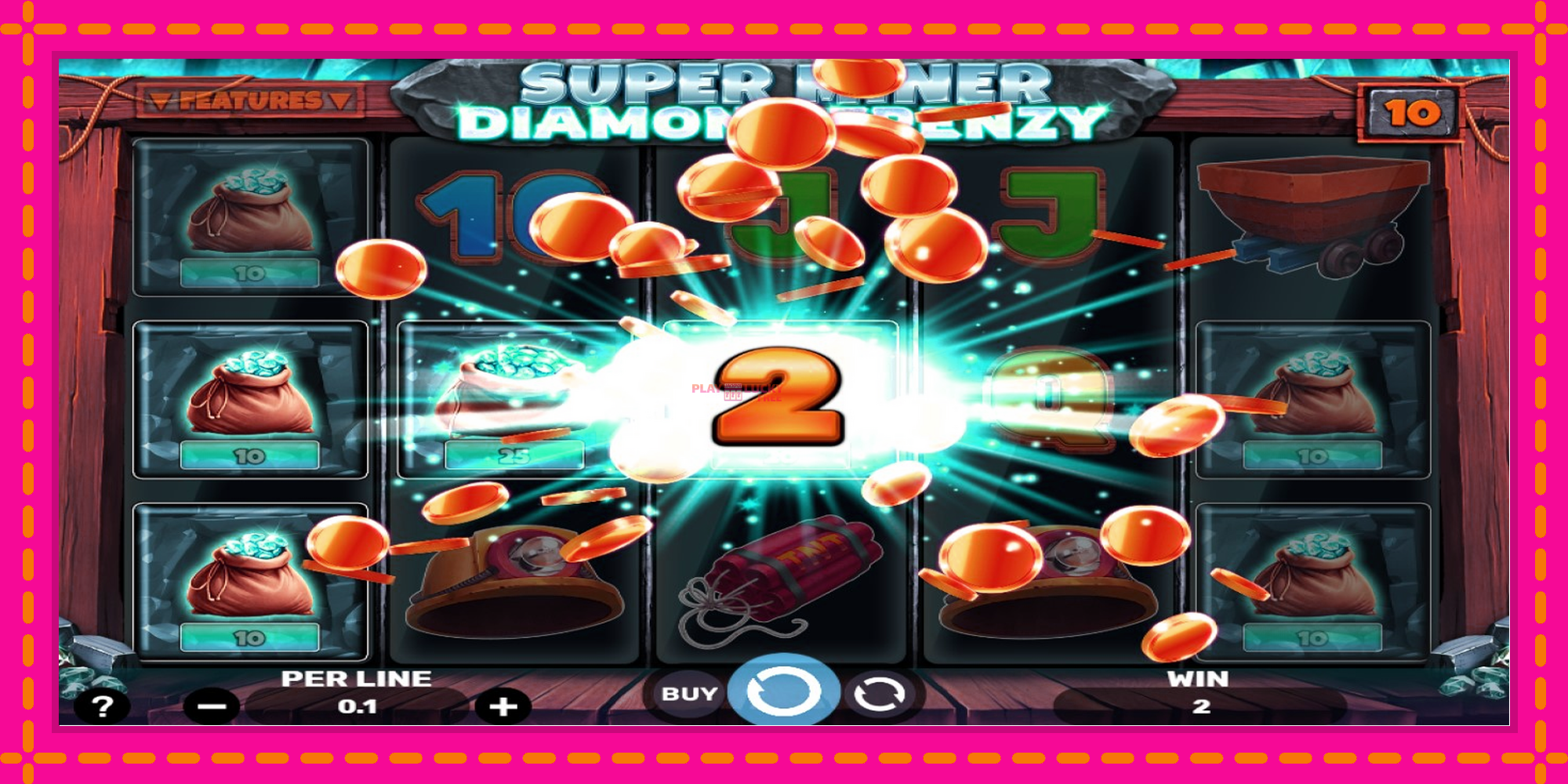 Безплатна игра в Super Miner - Diamond Frenzy без регистрация, картина 3