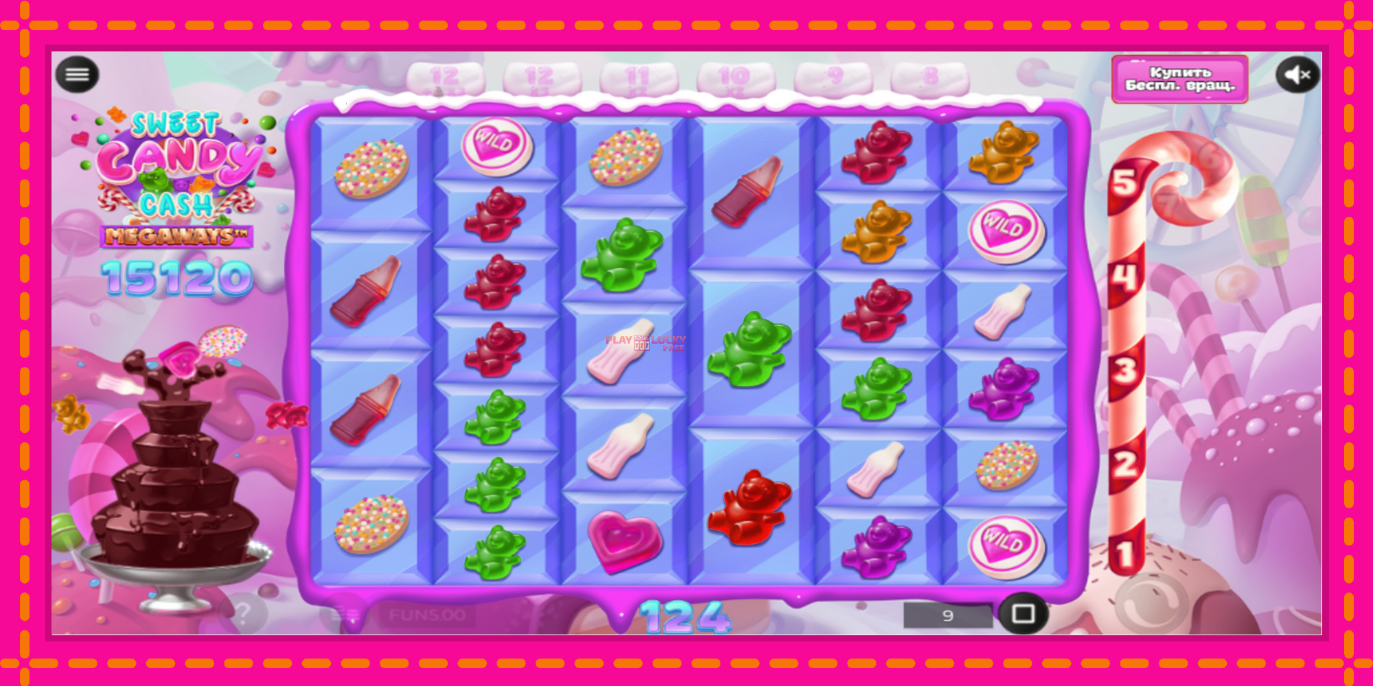 Безплатна игра в Sweet Candy Cash Megaway без регистрация, картина 5