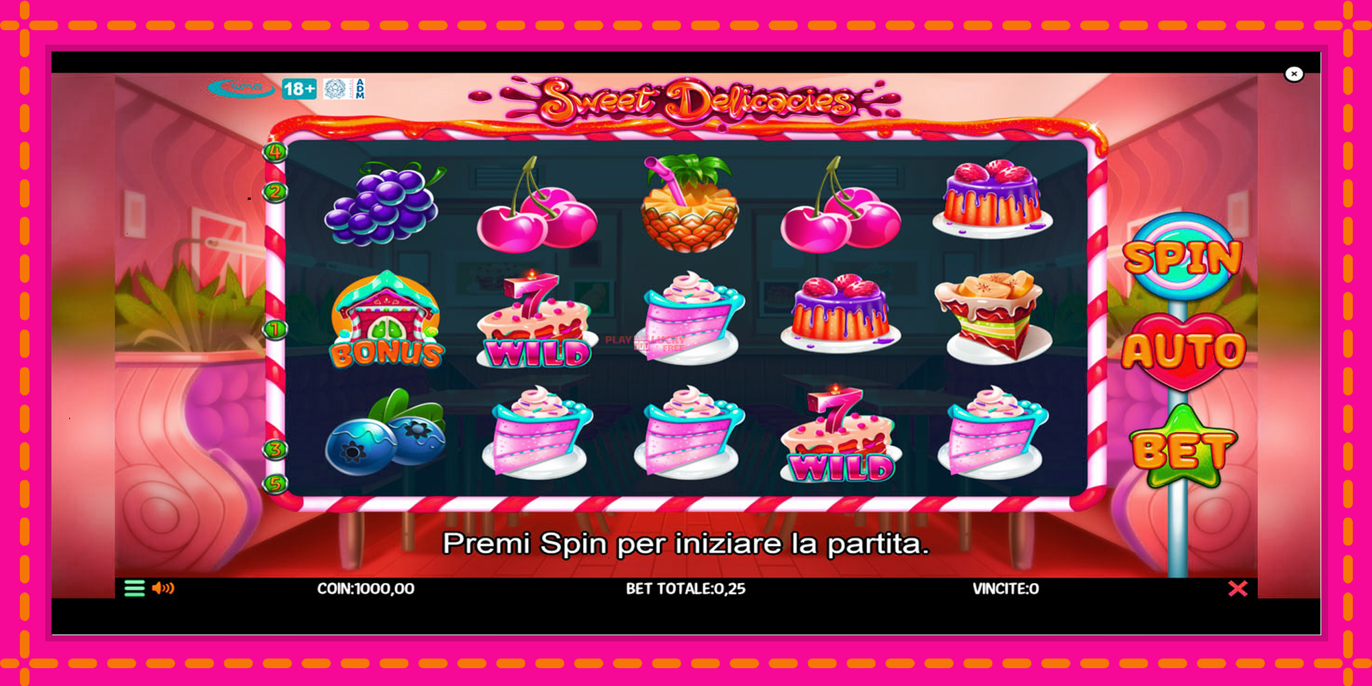 Безплатна игра в Sweet Delicacies без регистрация, картина 1