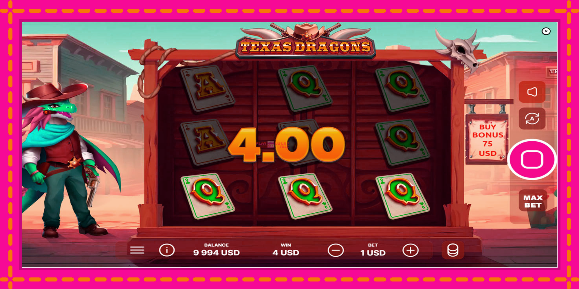 Безплатна игра в Texas Dragons без регистрация, картина 2