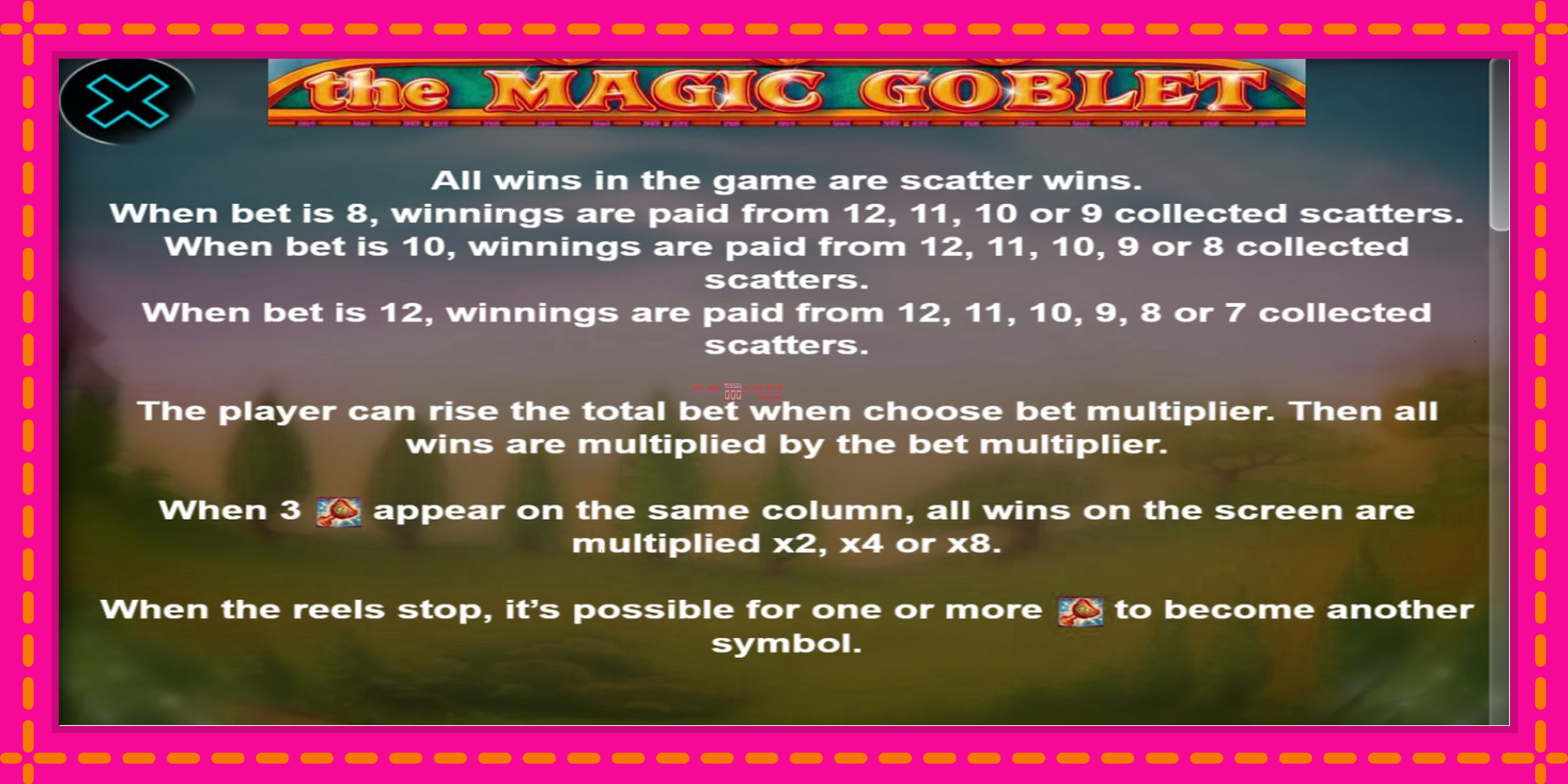 Безплатна игра в The Magic Goblet без регистрация, картина 4