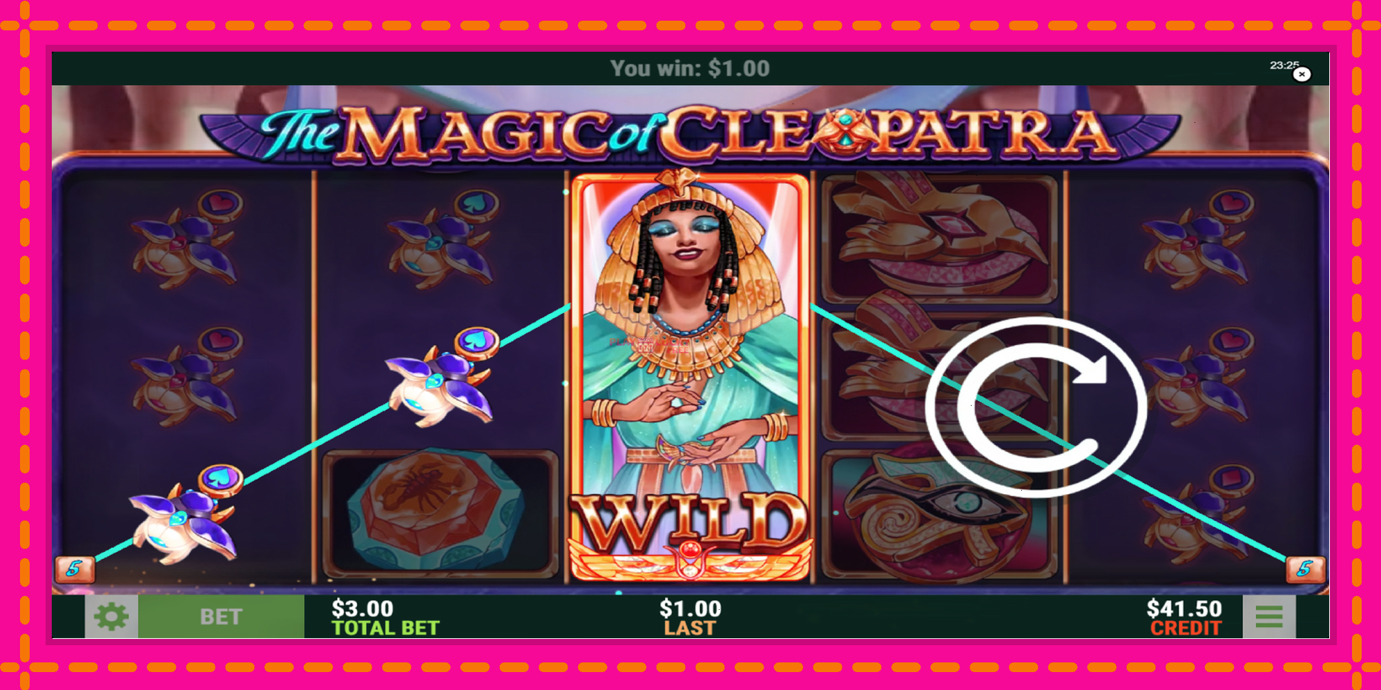 Безплатна игра в The Magic of Cleopatra без регистрация, картина 2