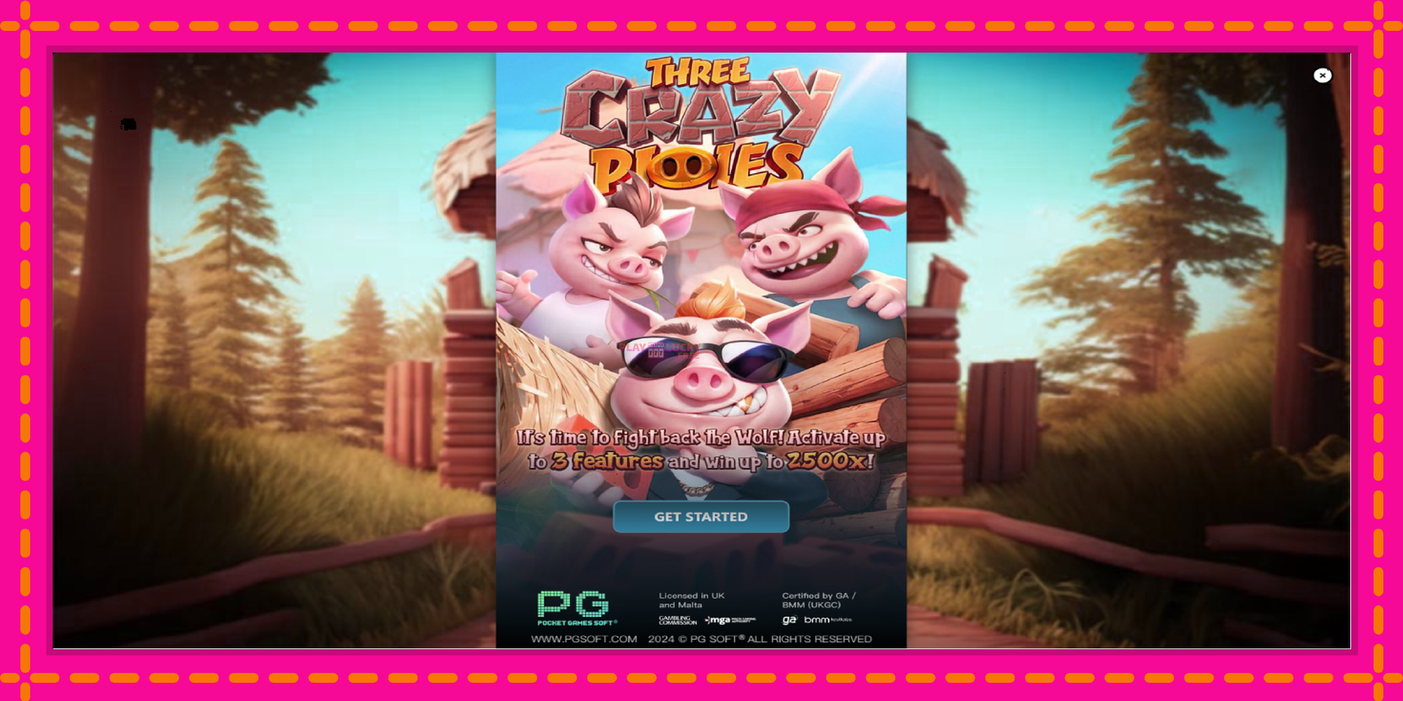 Безплатна игра в Three Crazy Piggies без регистрация, картина 1