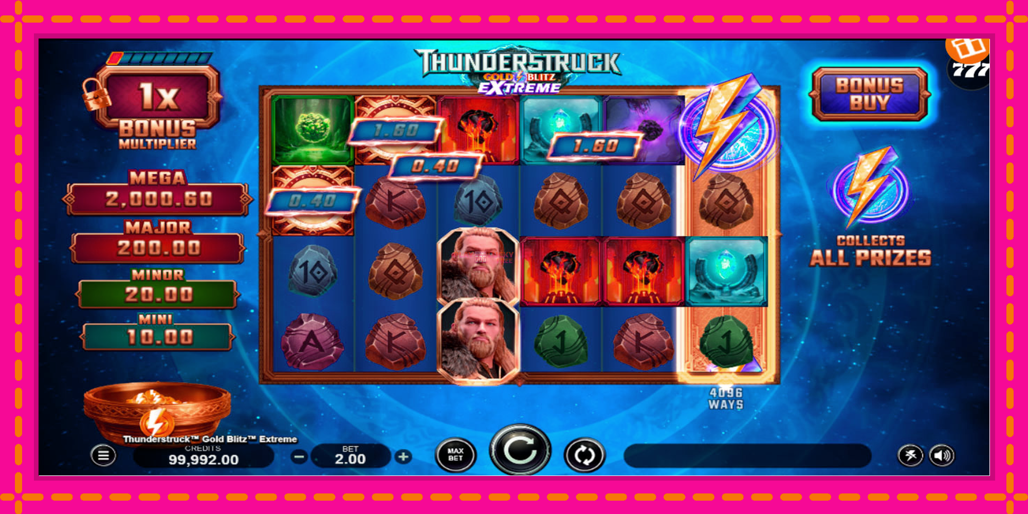 Безплатна игра в Thunderstruck Gold Blitz Extreme без регистрация, картина 2