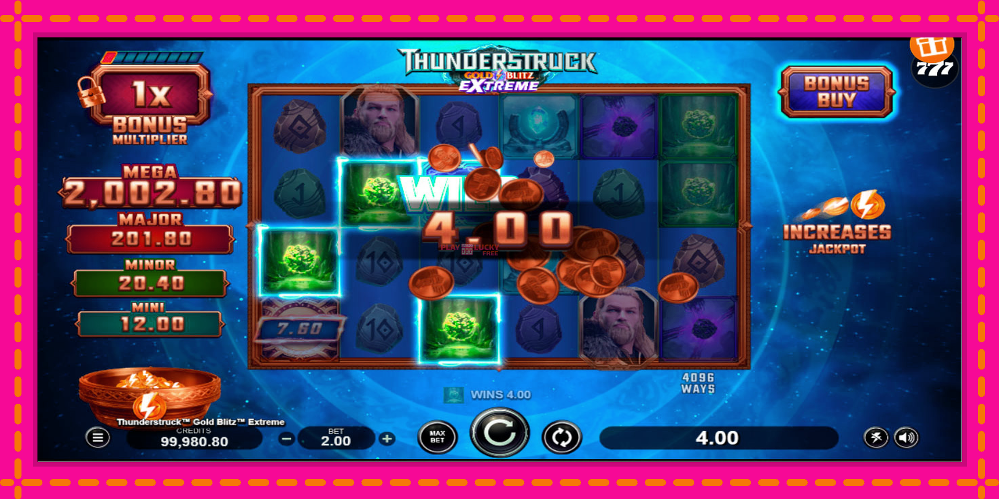 Безплатна игра в Thunderstruck Gold Blitz Extreme без регистрация, картина 5