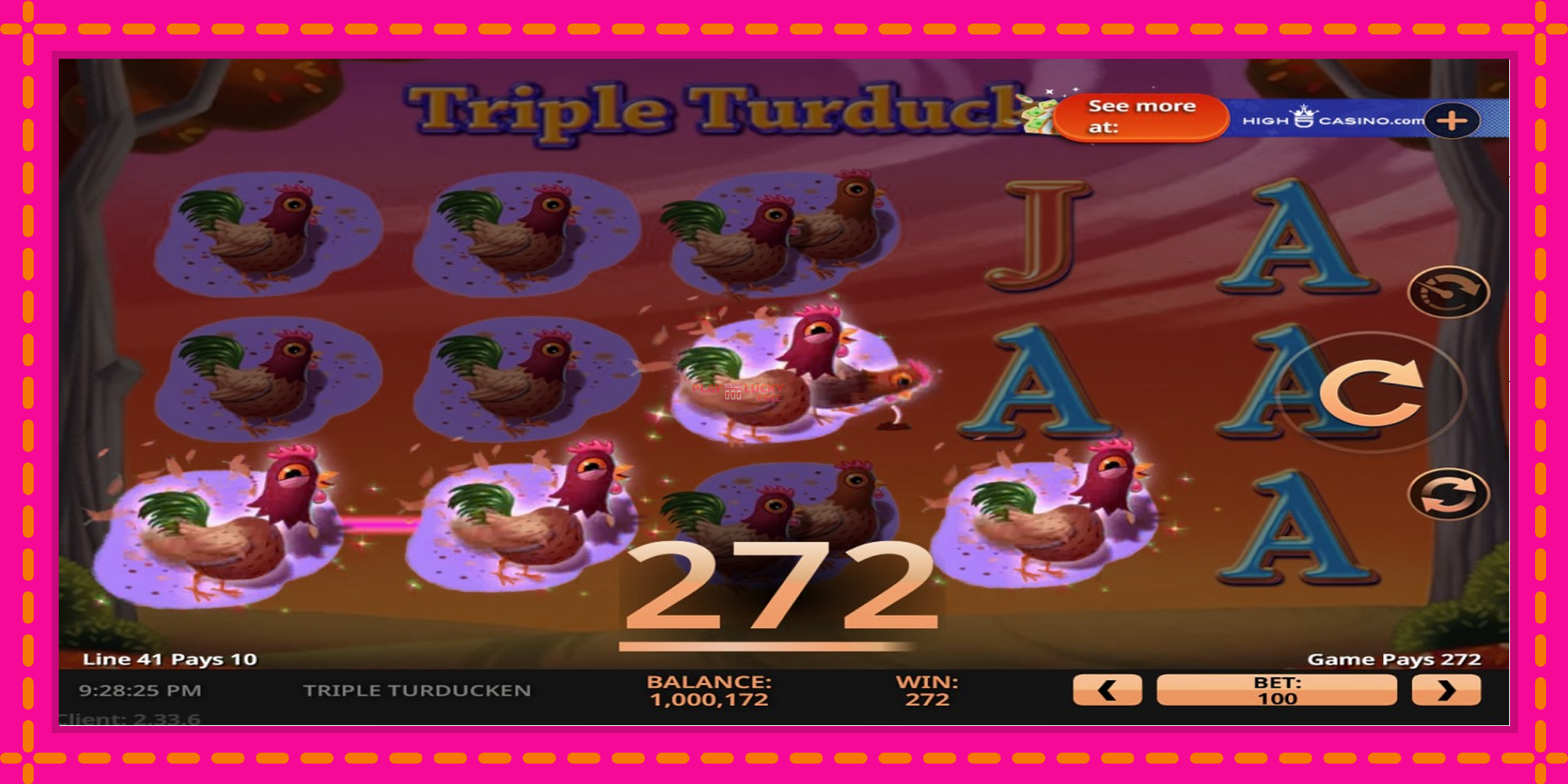 Безплатна игра в Triple Turducken без регистрация, картина 2