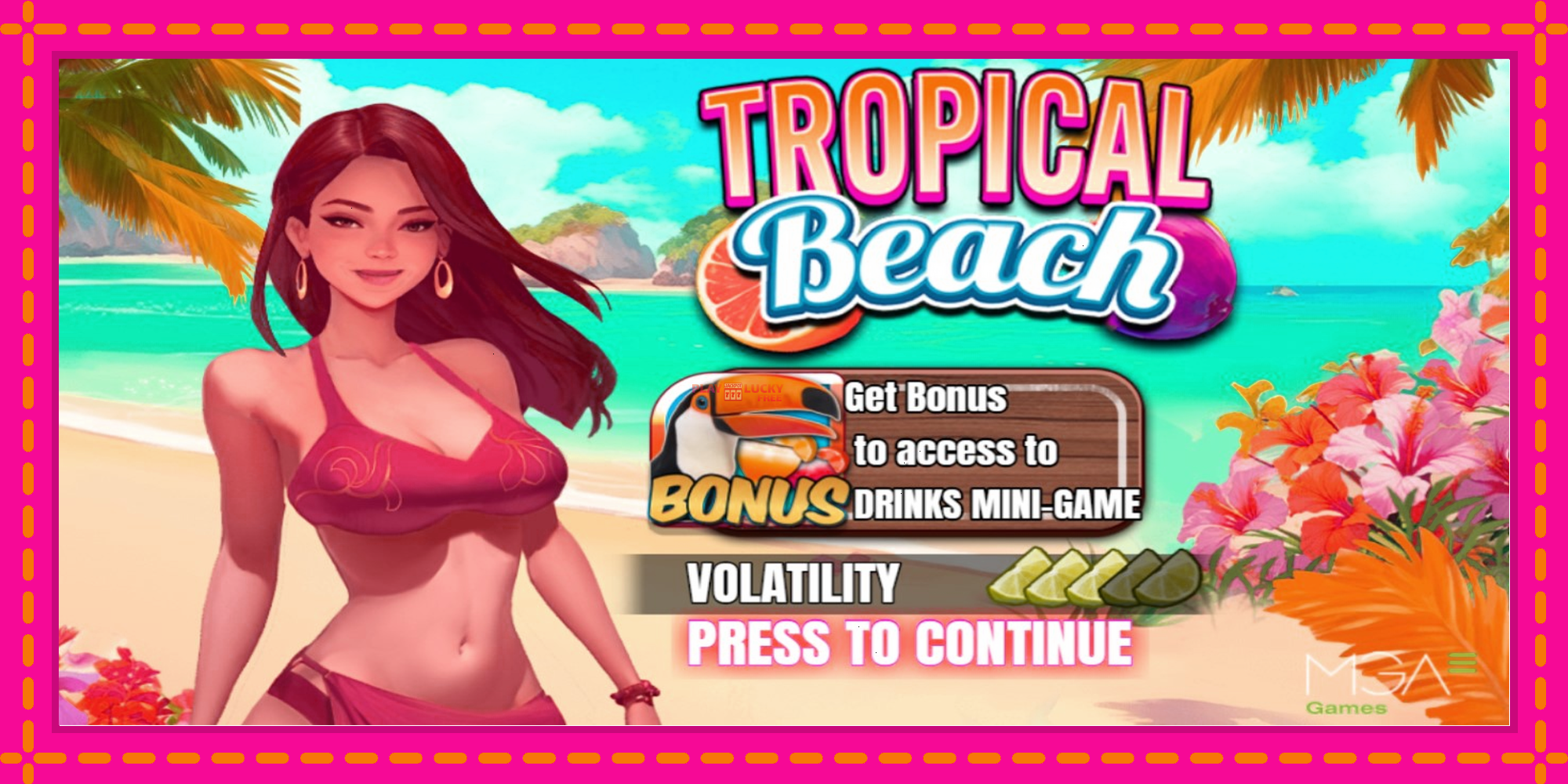 Безплатна игра в Tropical Beach без регистрация, картина 1