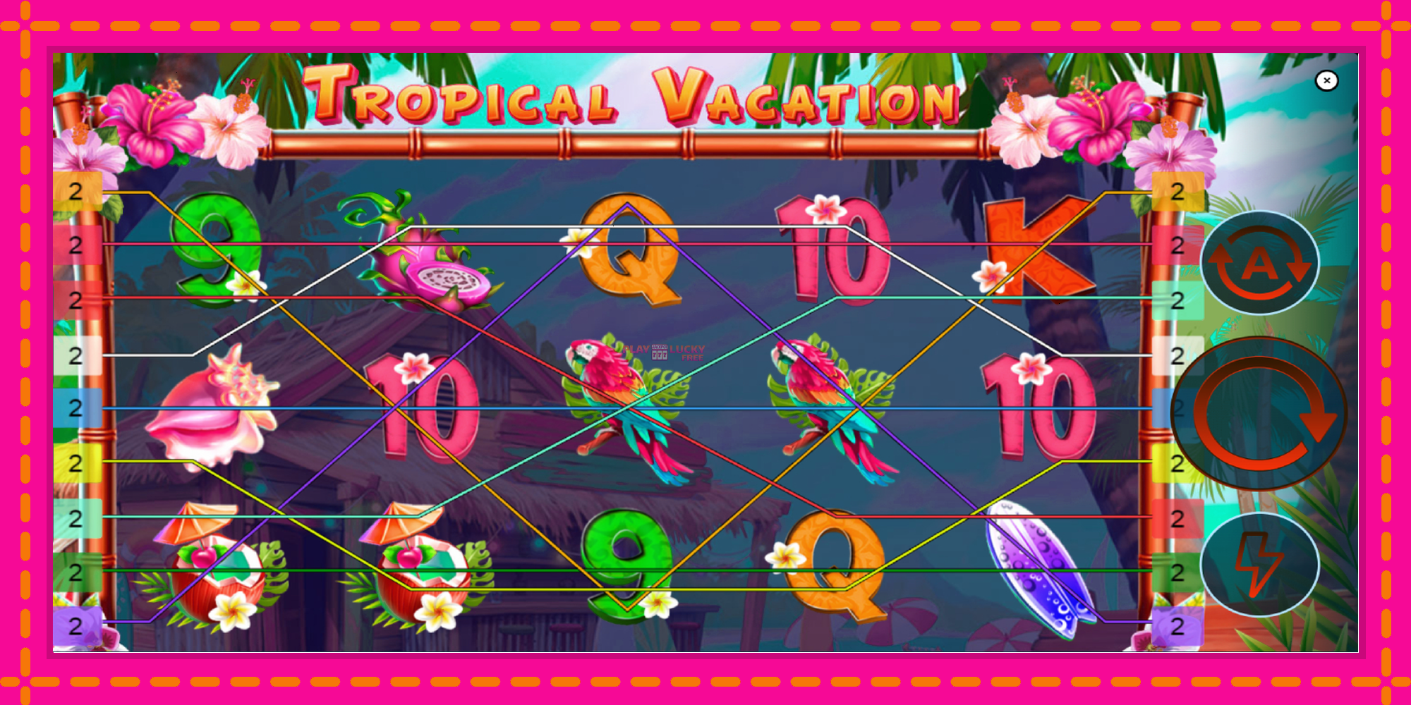 Безплатна игра в Tropical Vacation без регистрация, картина 1