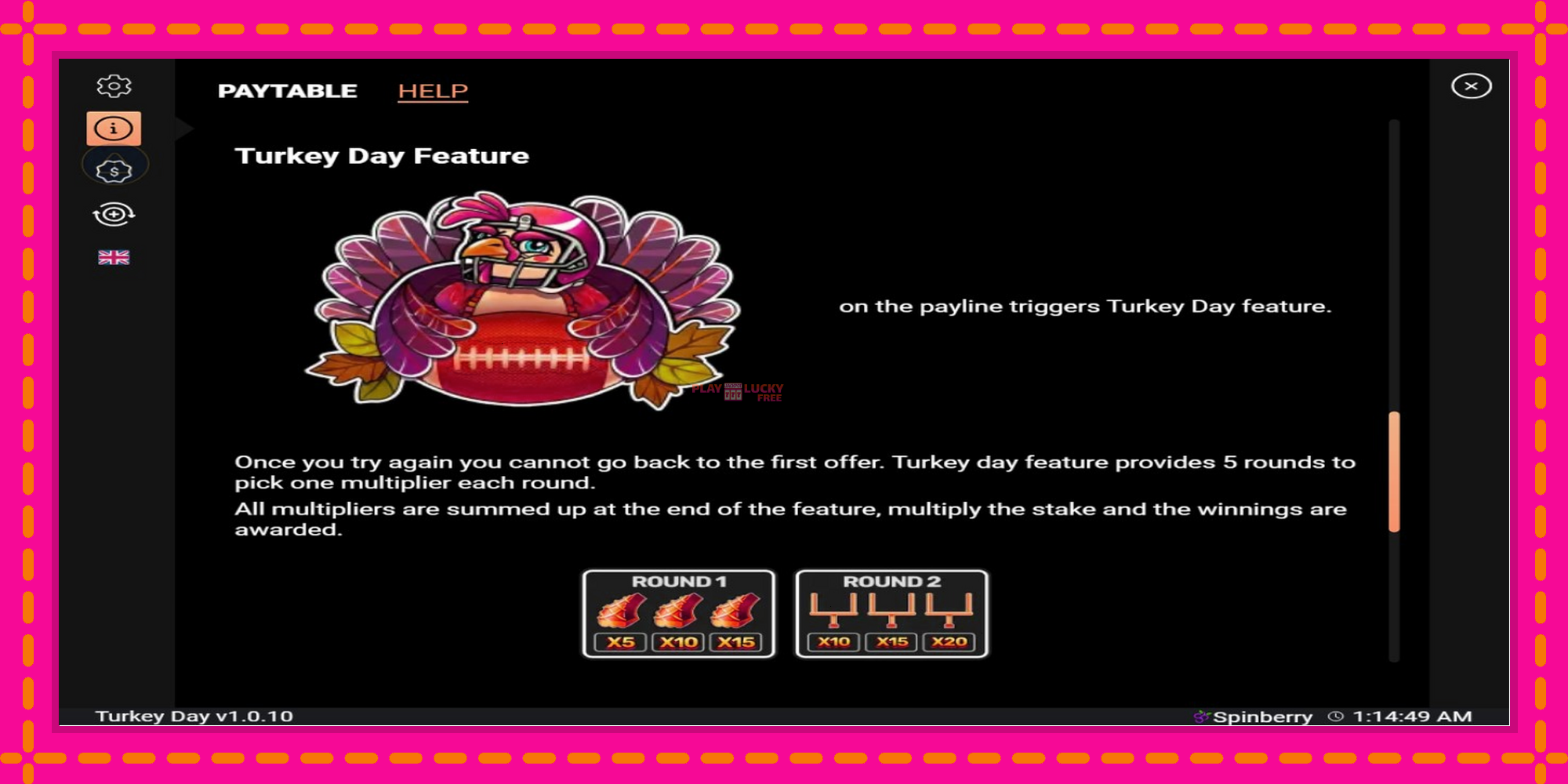 Безплатна игра в Turkey Day без регистрация, картина 5